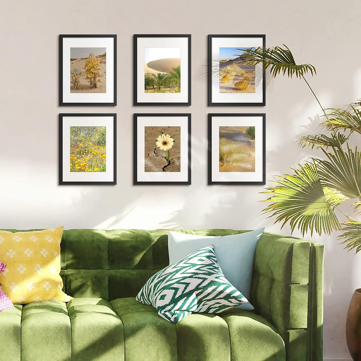 Picture Frame / Made of High Definition Glass / Black / 11 x 14 / Set of 3