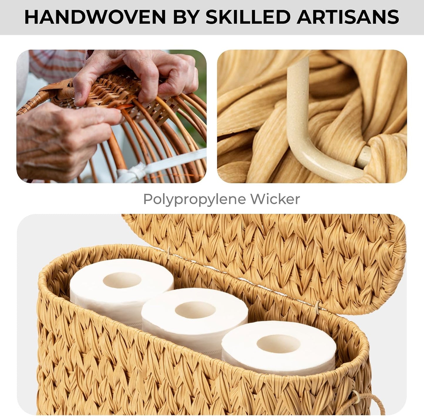 Toilet Paper Storage Basket / Nature