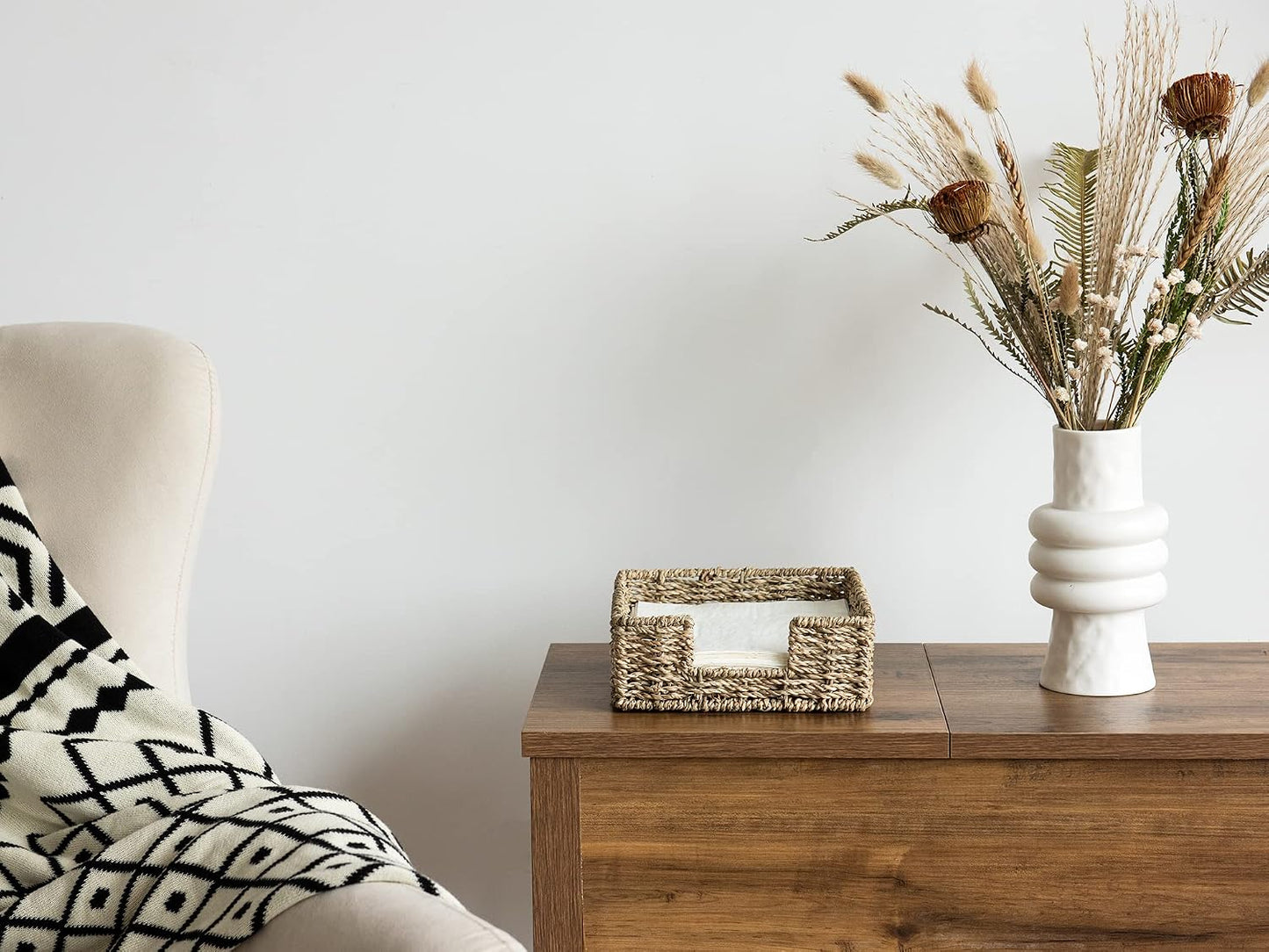 Wicker Napkin Baskets / Natural