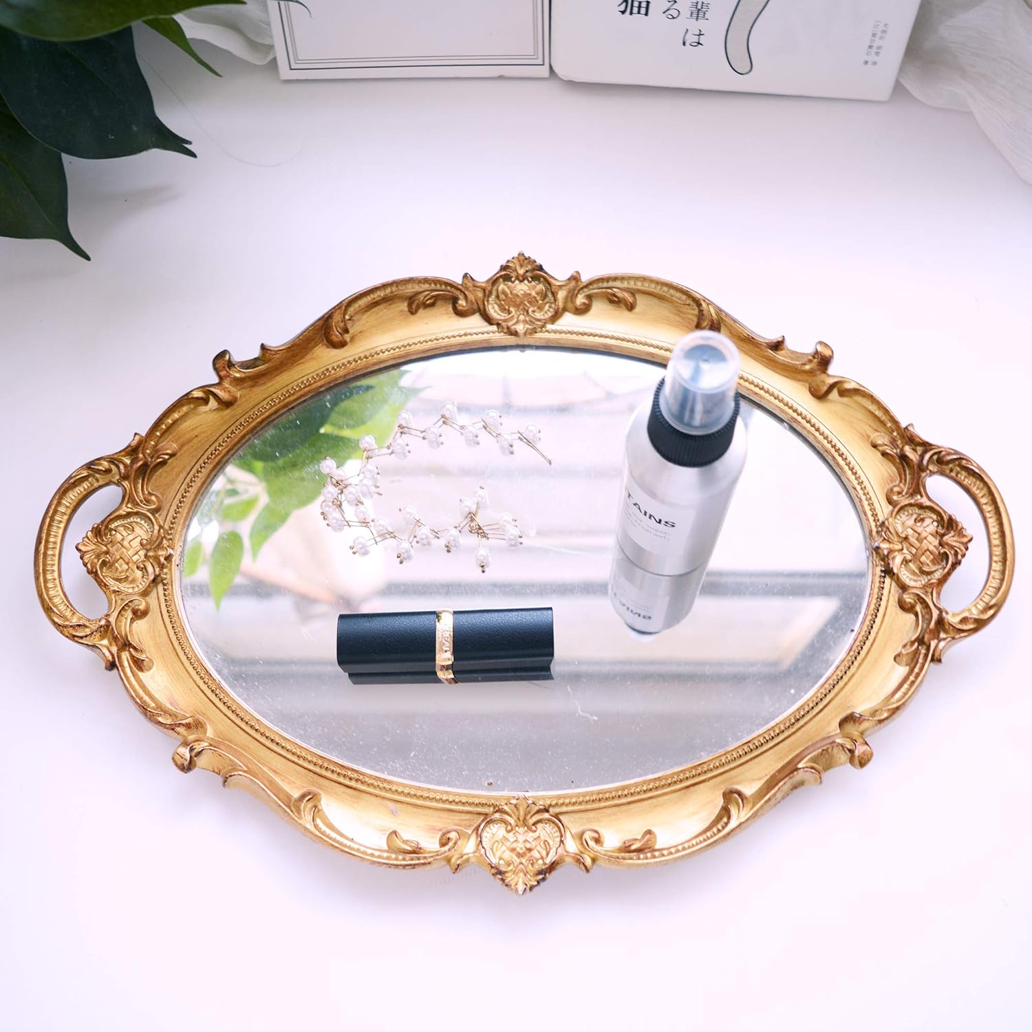 Mirrored Tray / Decorative Mirror for Perfume Organizer Jewelry Dresser Organizer Tray & Display