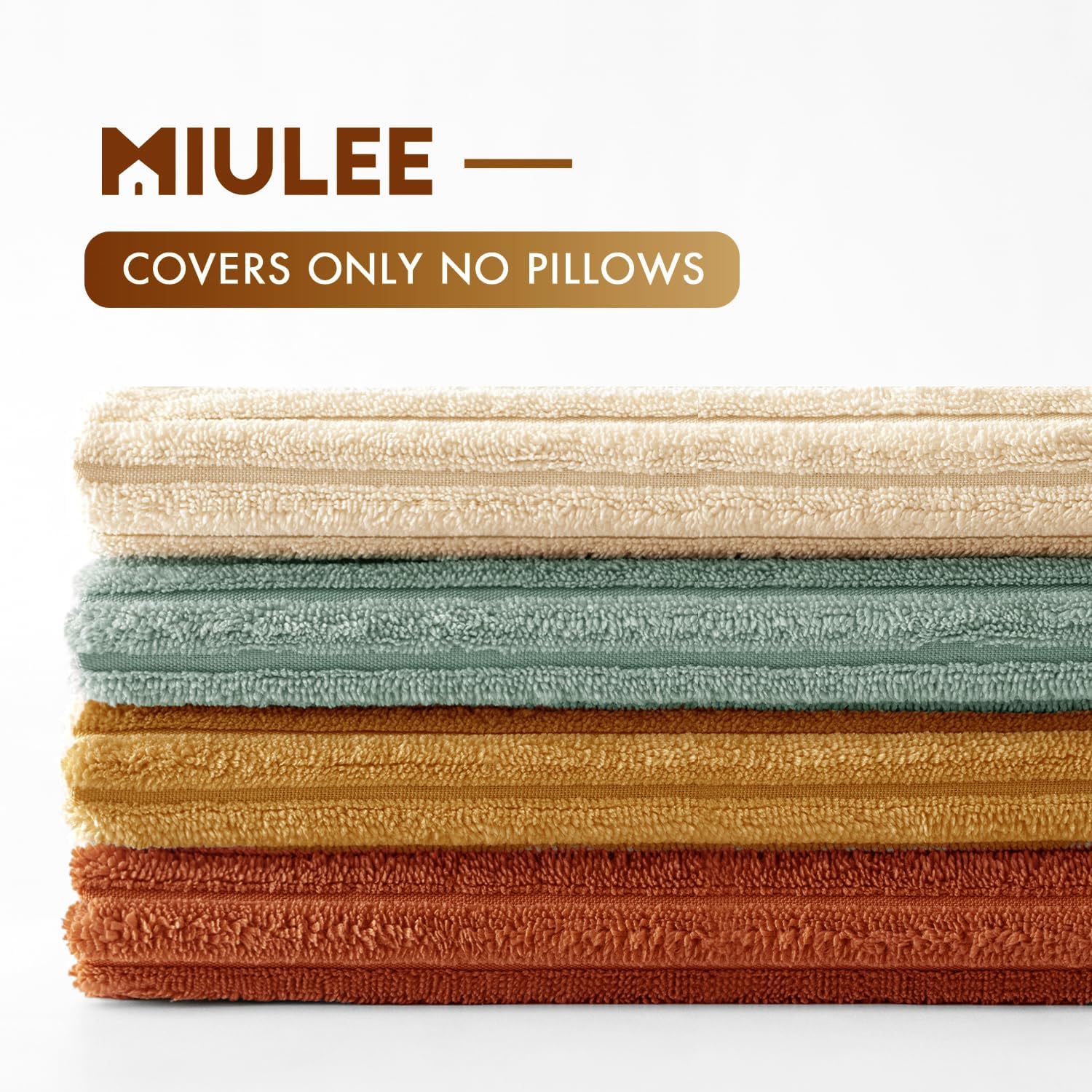 Boho Farmhouse Throw Pillow Covers Summer Modern Natural Decorative / 18 x 18 / Teal-rust / Set of 4