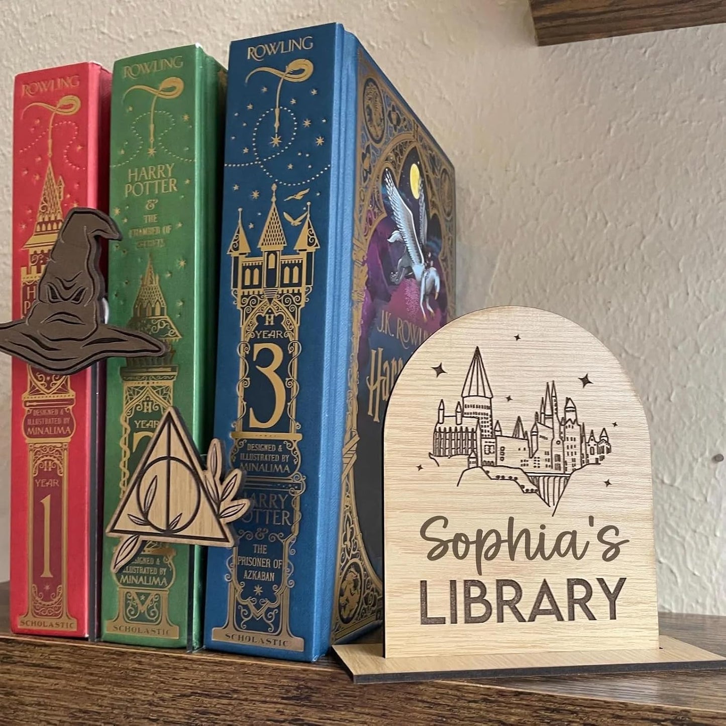 Bookshelf Decor Accessory/Bookish merch/Gift for book lover/Book Nook / Witch Hat