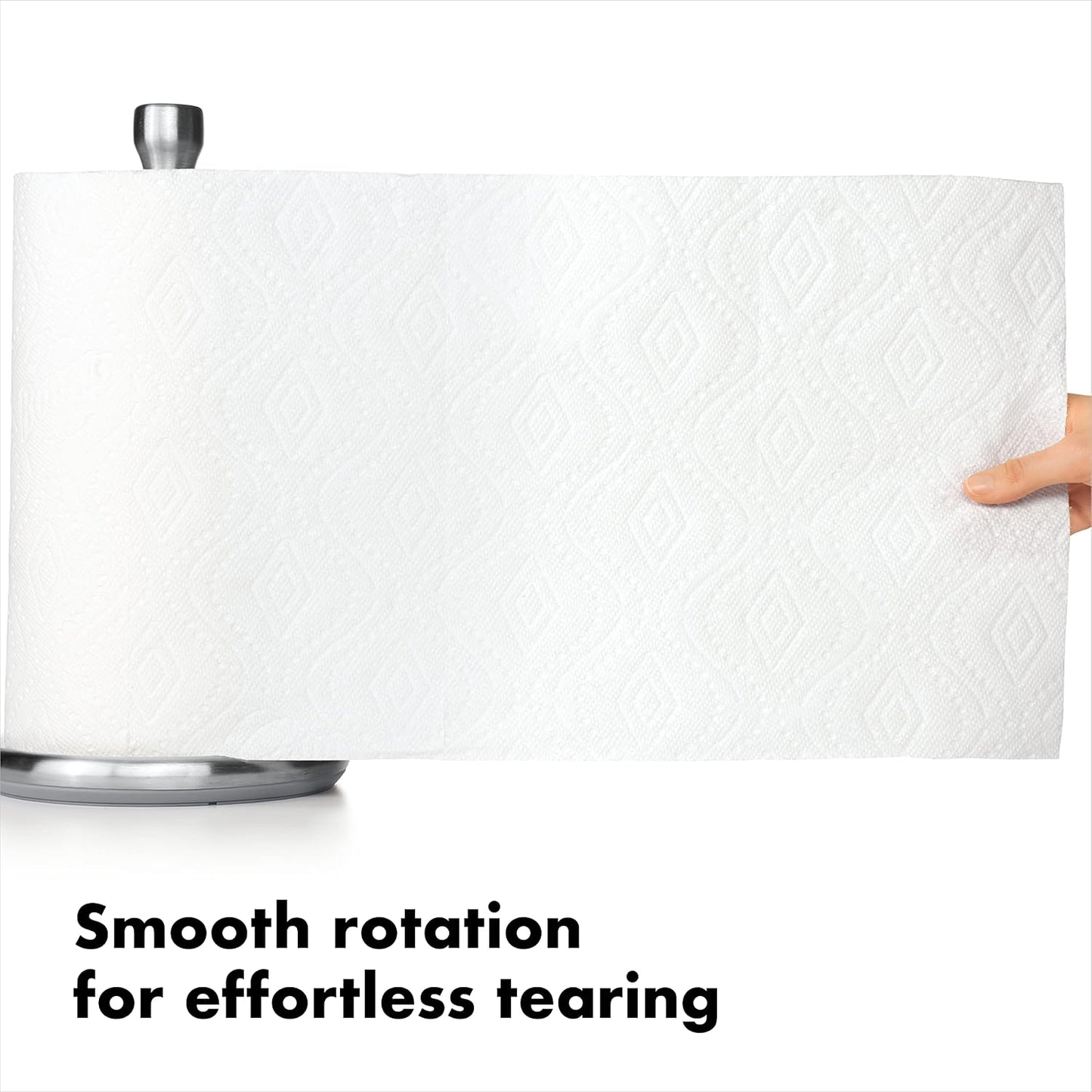 OXO Good Grips Steady Paper Towel Holder for Countertops with Weighted Base | OXO Good Grips Steady Paper Towel Holder