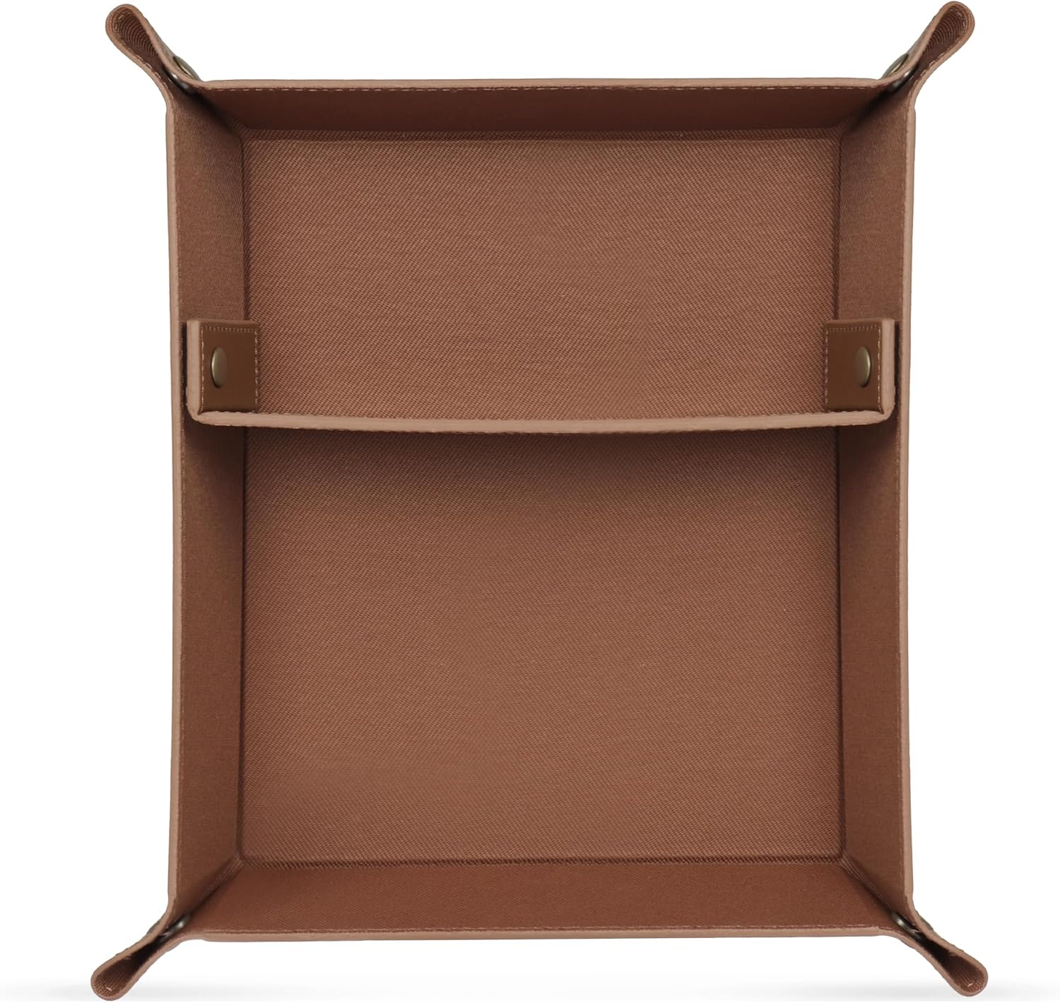 Londo PU Vegan Leather Valet Tray for Men — Catchall EDC for Keys, Wallet, Watch, AirPods — Nightstand & Entryway Tray