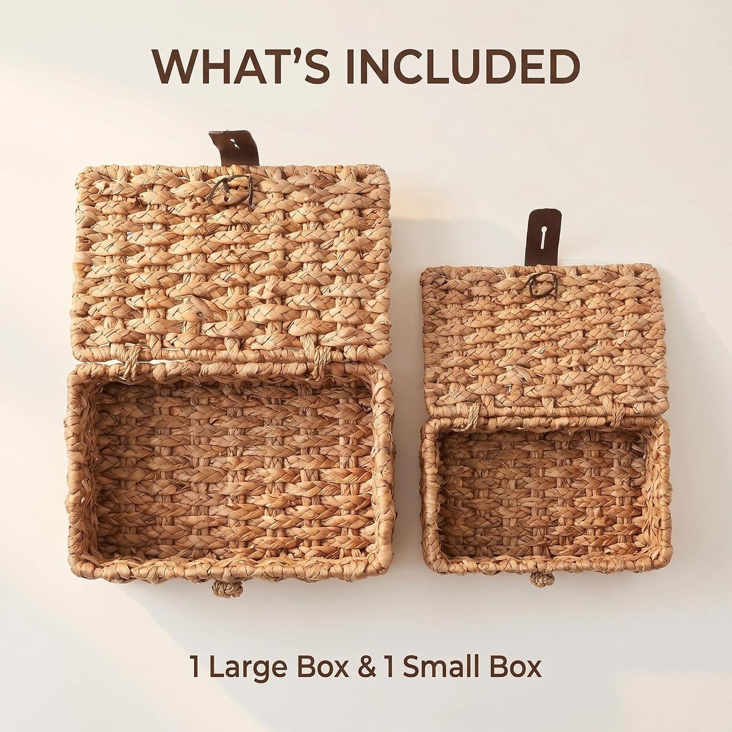 Wicker Storage Basket / Set of 2