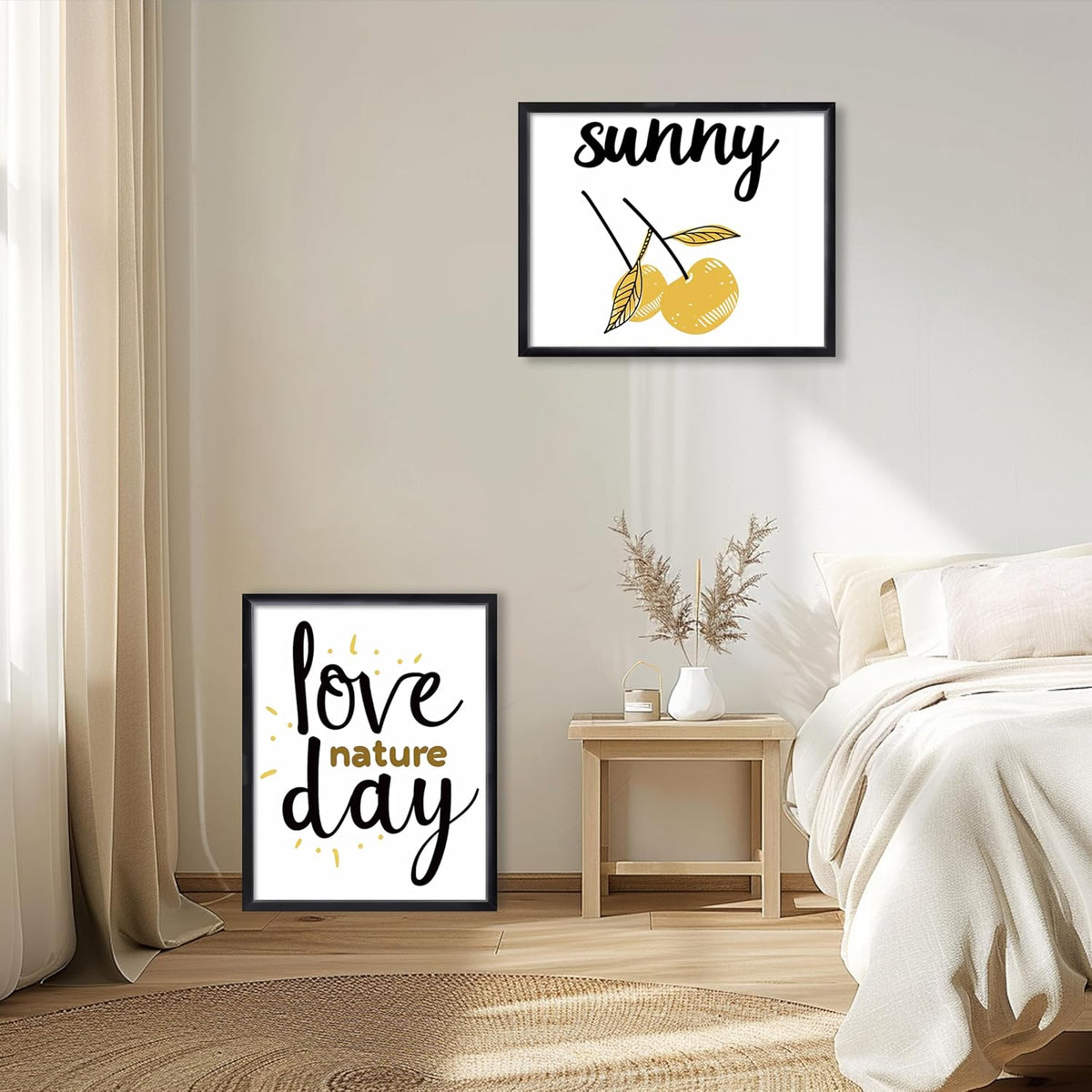 HEART ART 22x28 Poster Frames Without Mat Set of 4, Black | picture frames 22 x 28 Poster Frames