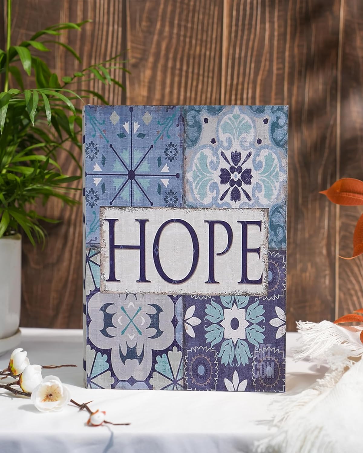 Vintage Faux Book Boxes / 1 x Hope
