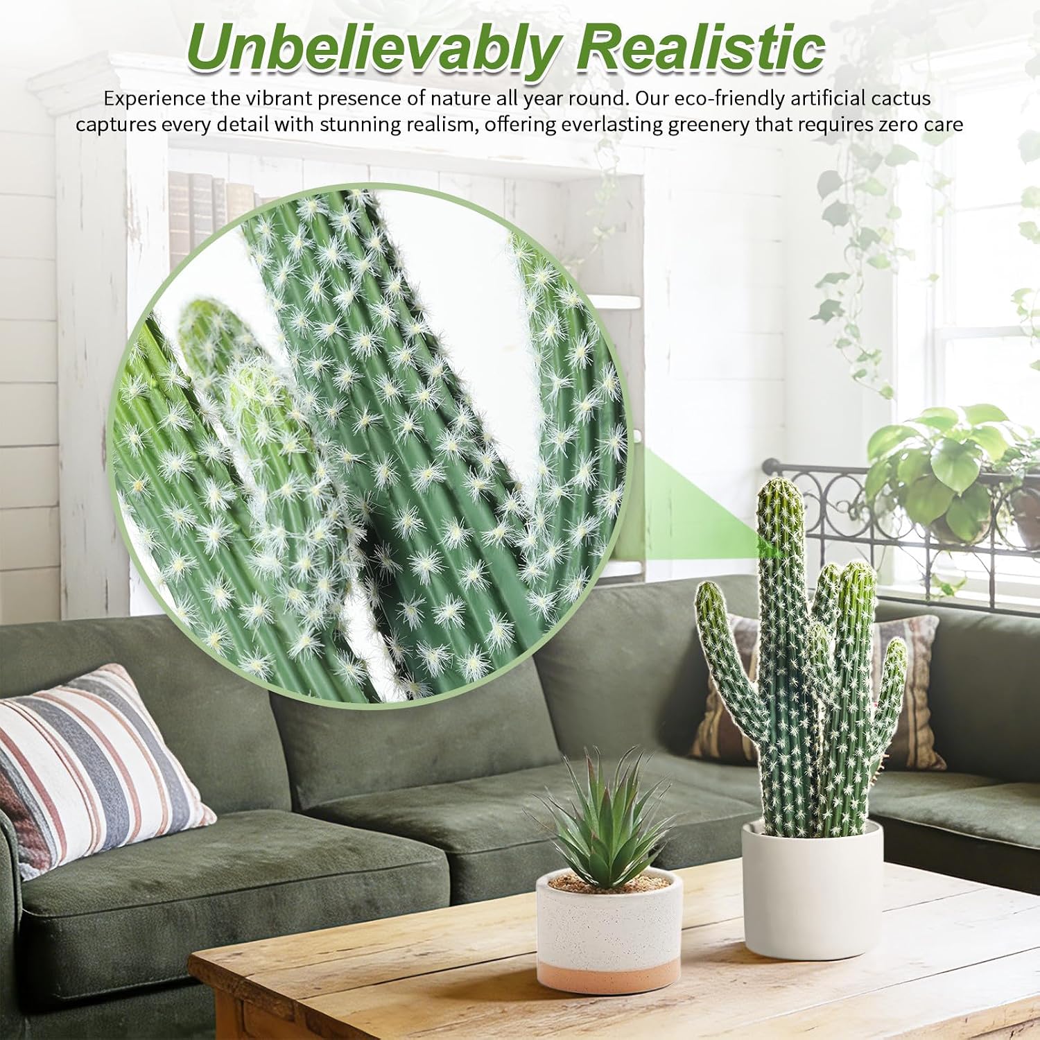 Artificial Cactus Plants / 15.35in