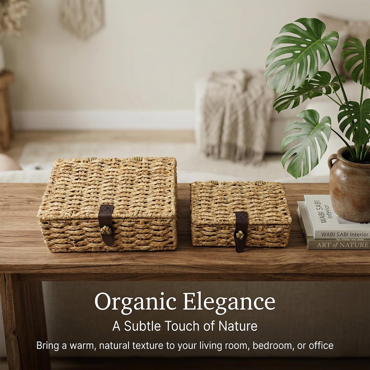 Woven Storage Basket / Set of 2