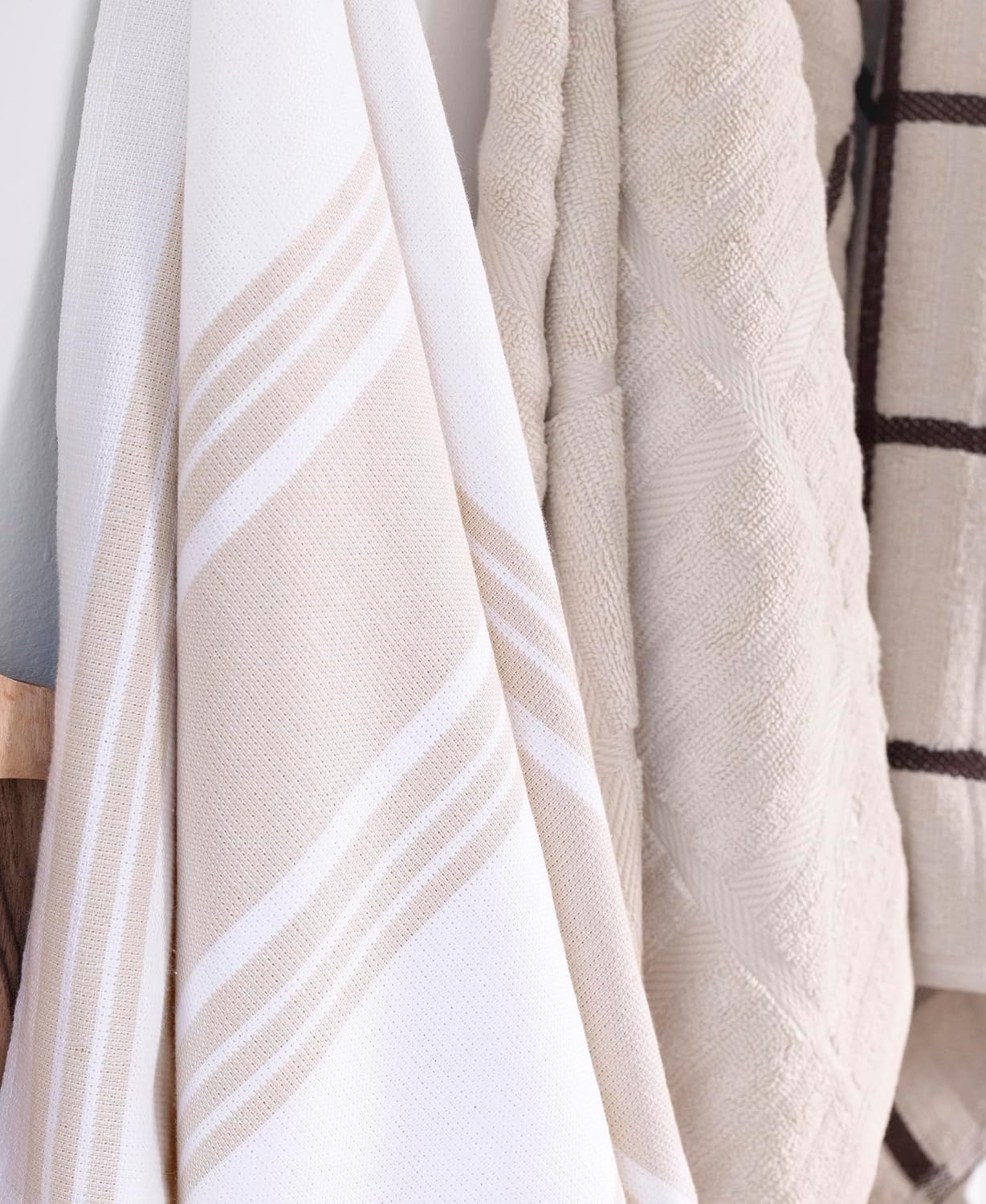All-Clad Dual-Purpose Kitchen Towels: Highly Absorbent - 100% Cotton, 17"x30" Dish Towels for Cleaning & Drying Dishes
