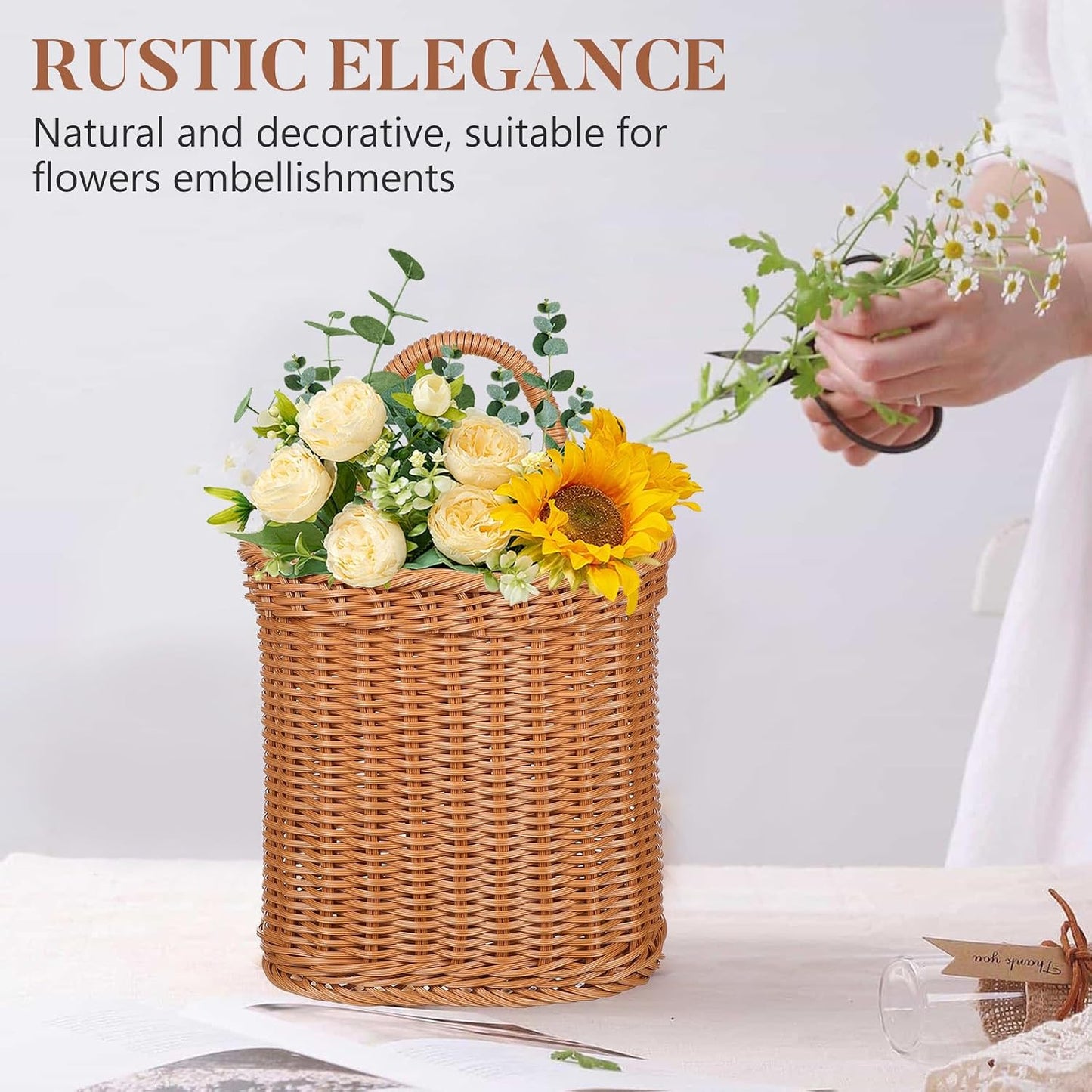 Woven Wall Hanging Basket