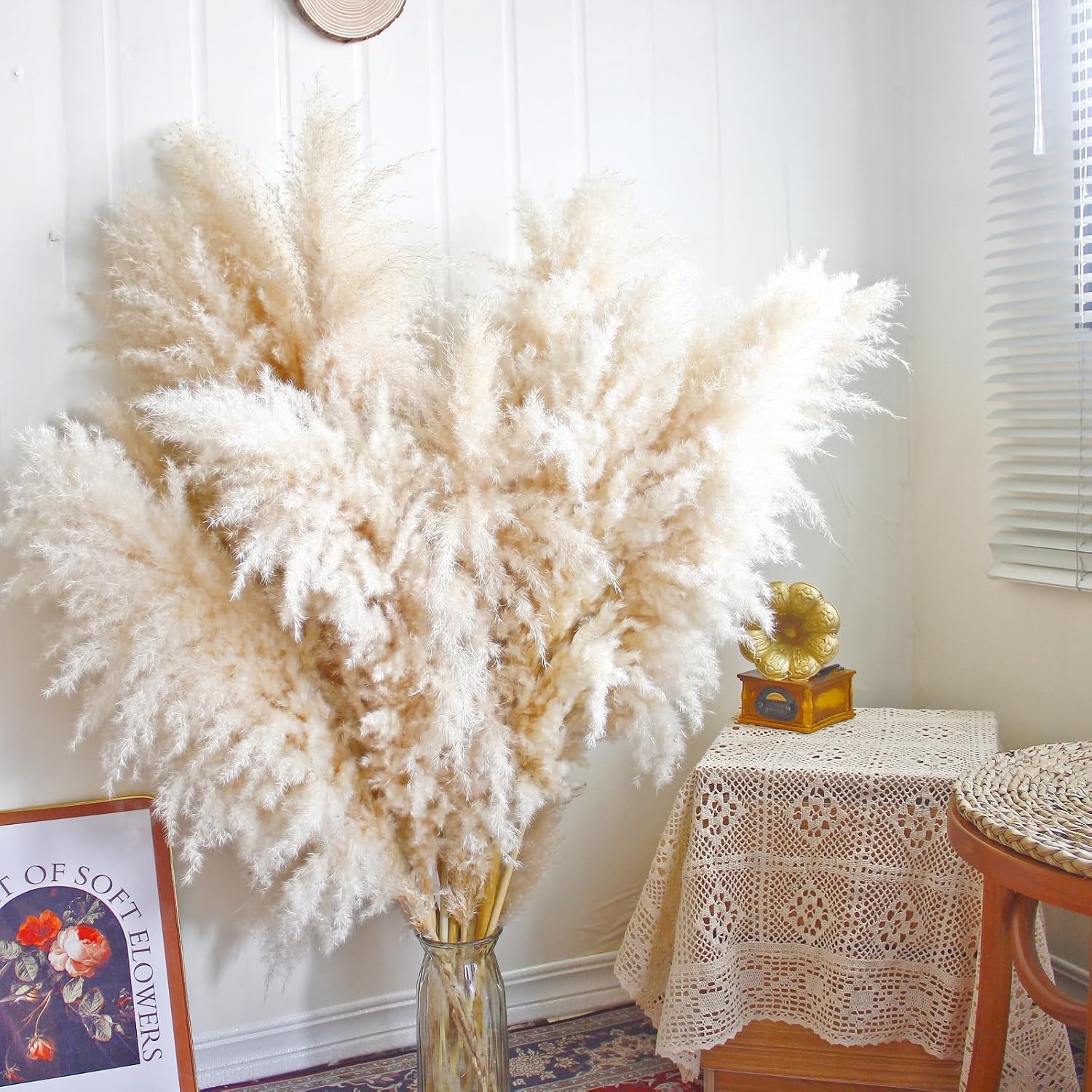 Floor Plants / Tall pampas grass for Floor Vases / Set of 10