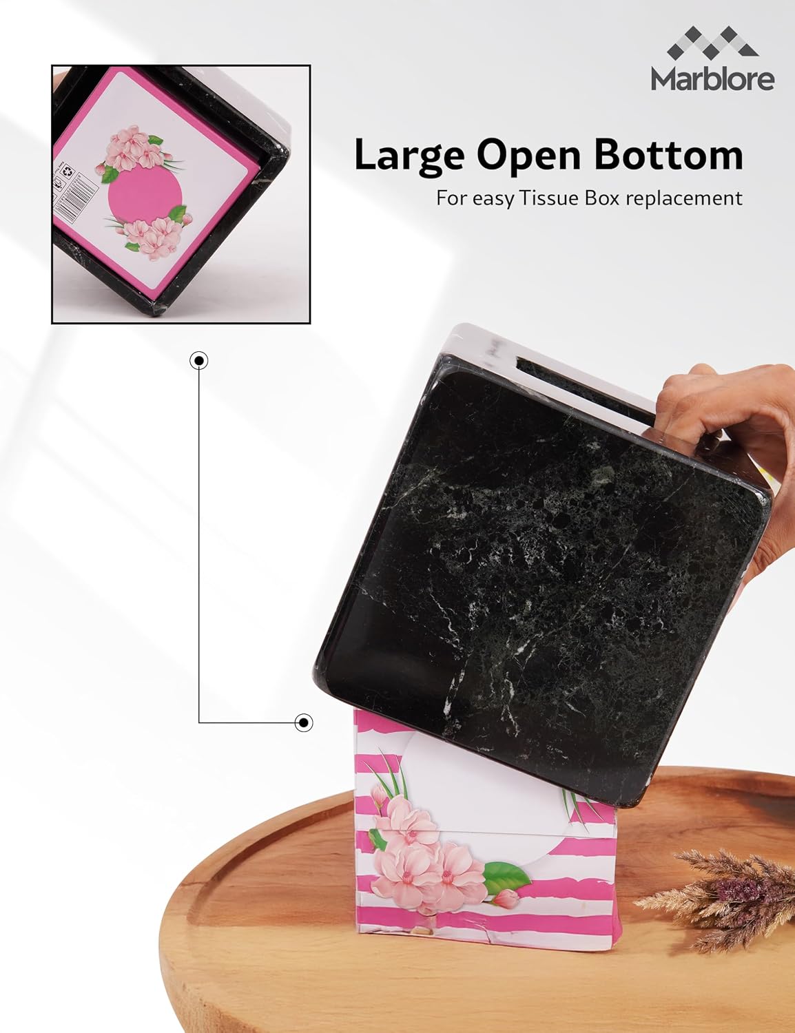 Valentines Decor Organizer / Black