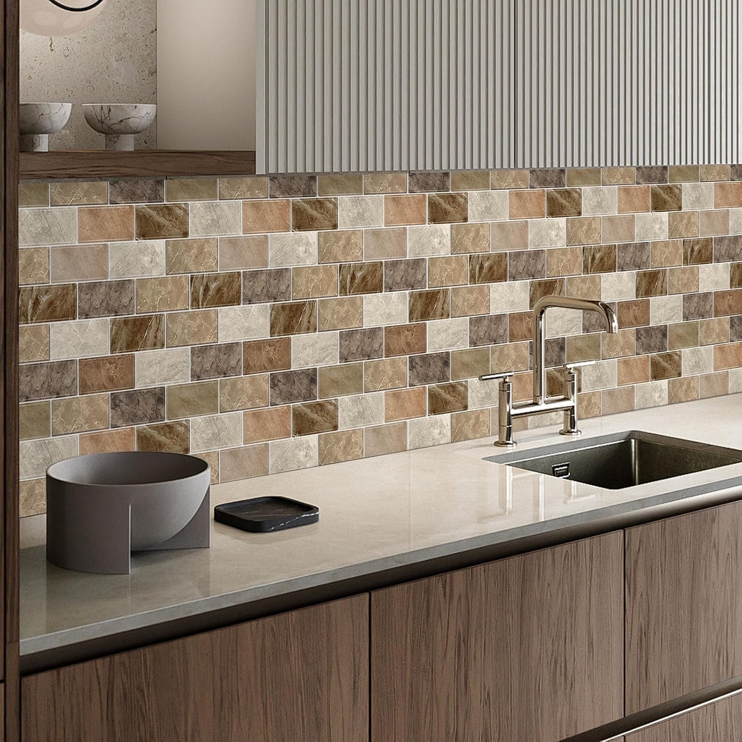 10 Sheets Peel and Stick Backsplash / 12 x 12