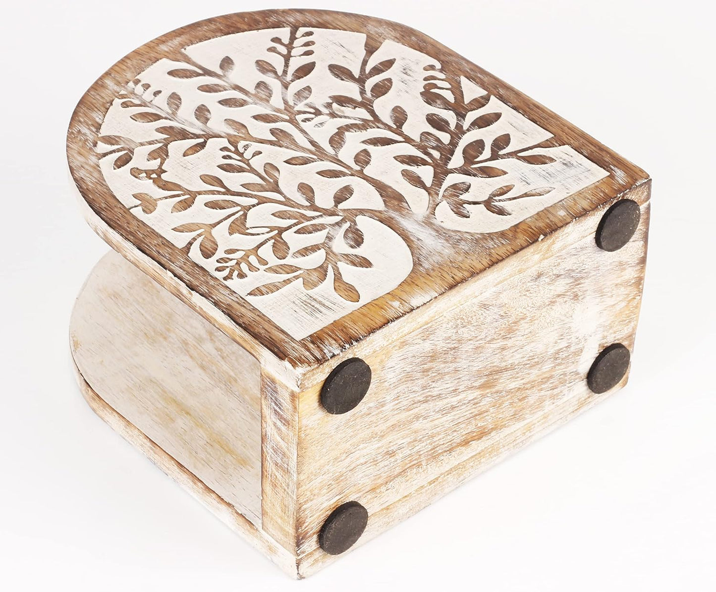 Farmhouse Napkin Stand / White
