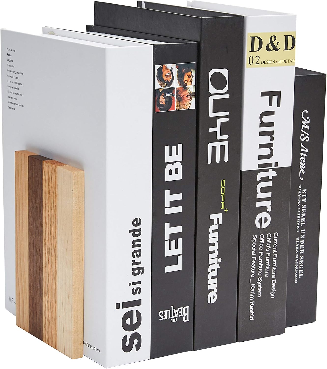 Wood Decorative Bookends / Dream