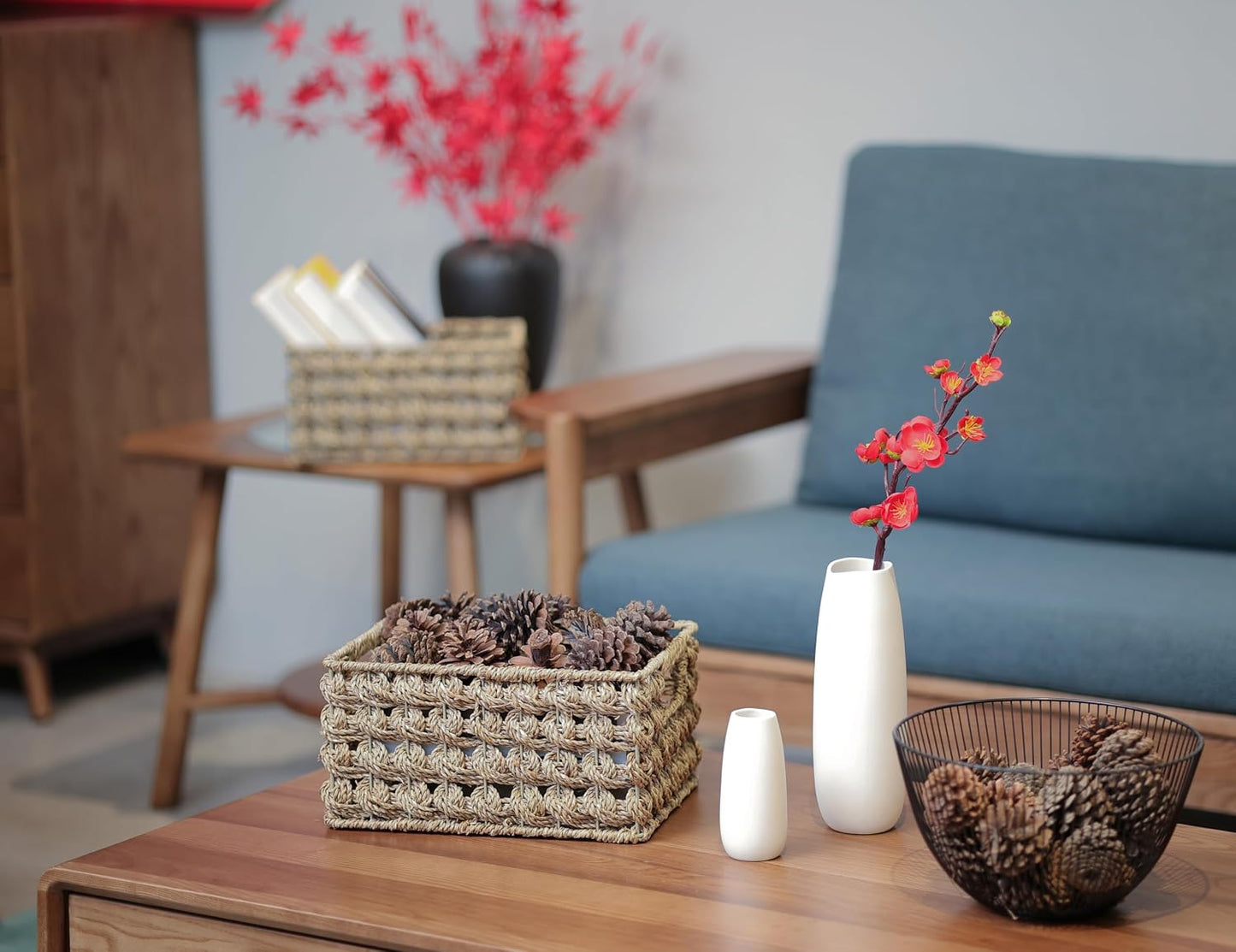 Wicker Storage Baskets / Natural Seagrass