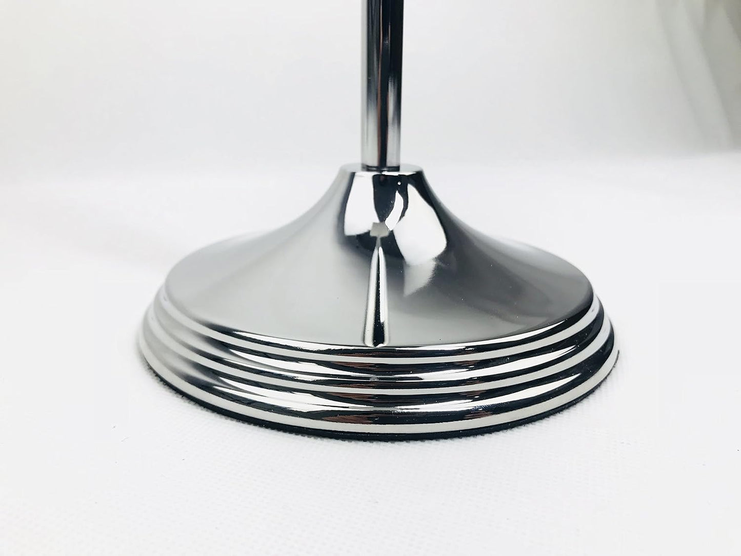 SunnyPoint Bathroom Free Standing Toilet Tissue Paper Roll Holder Stand with Reserve Function, Chrome Finish