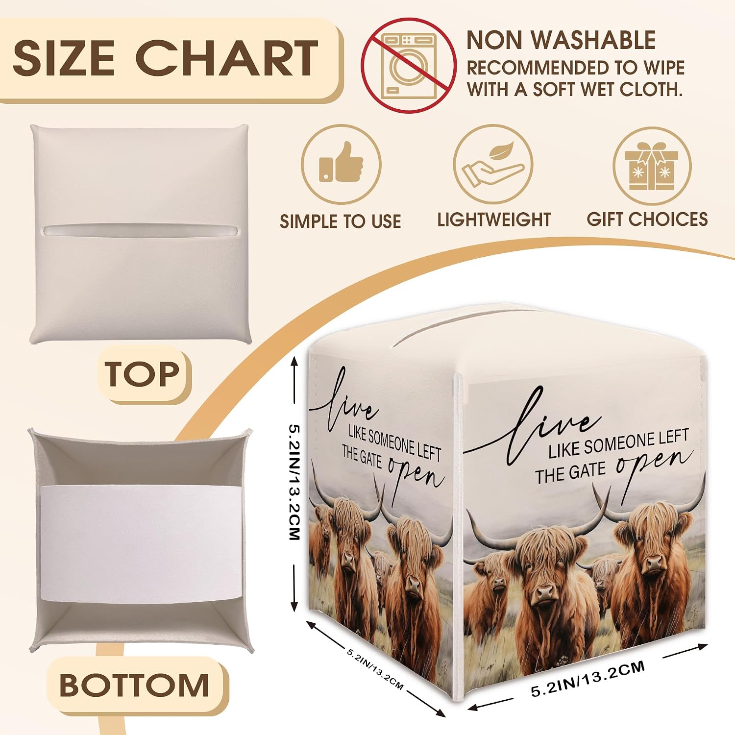 Tissue Box Cover Holder