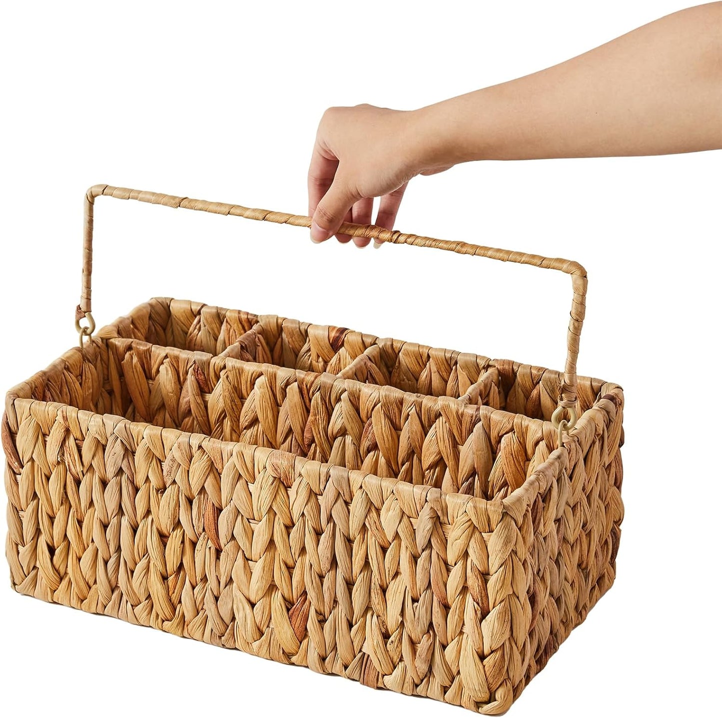 Utensil Basket / Cutlery Holder / Water Hyacinth