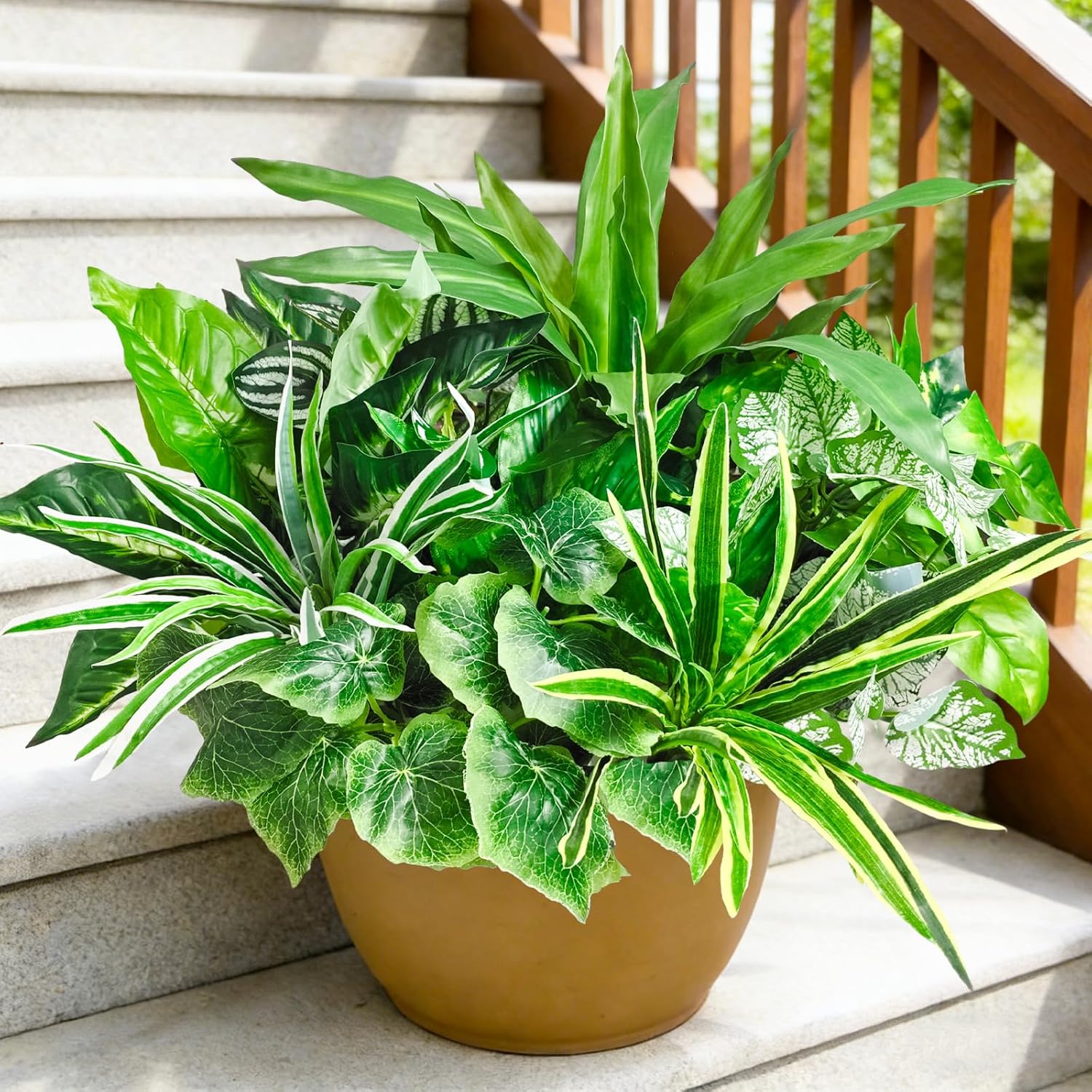 Artificial Plants / Green Plants / Set of 9