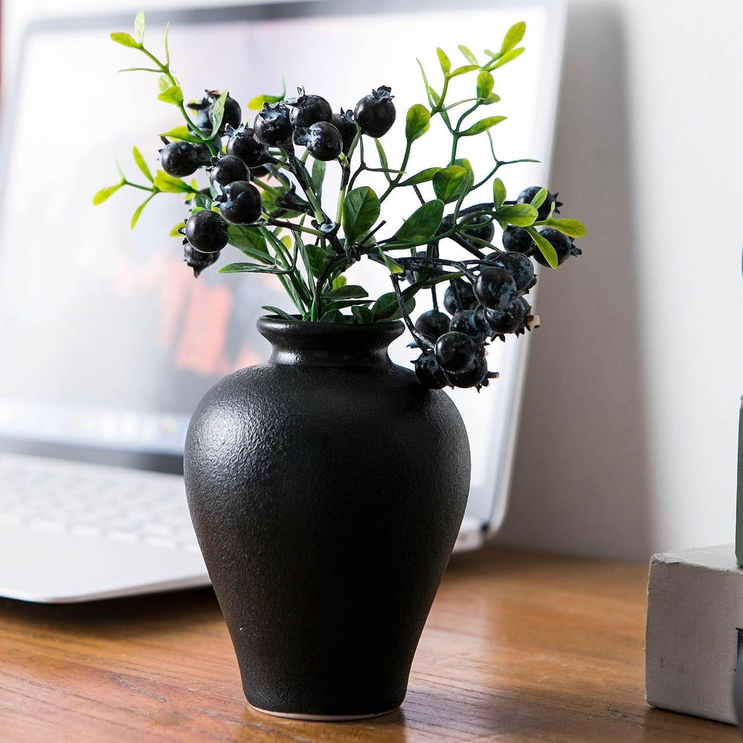 Ceramic Small Vase / Black / Set of 5