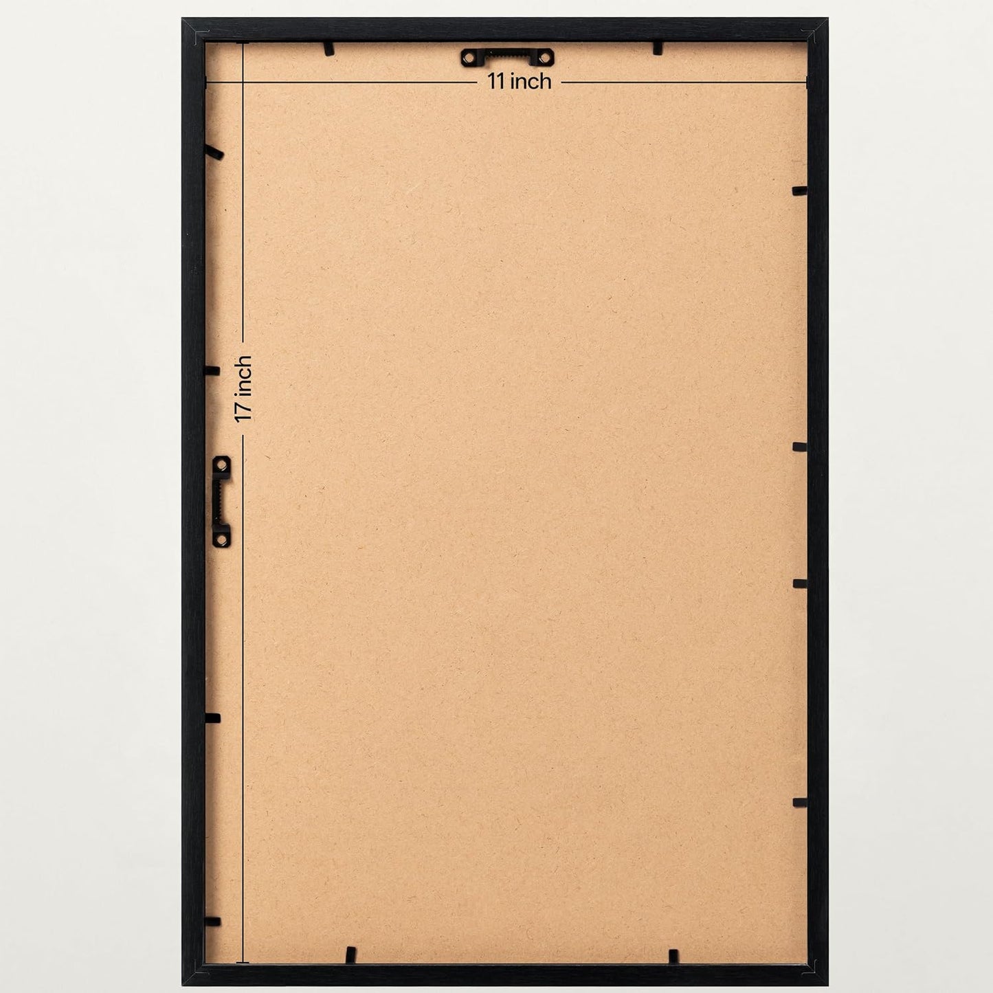 eletecpro 11x17 Picture Frames, Acrylic Cover, Black, Set of 5 | Display Photo 11x17 Photo, Horizontal or Vertical