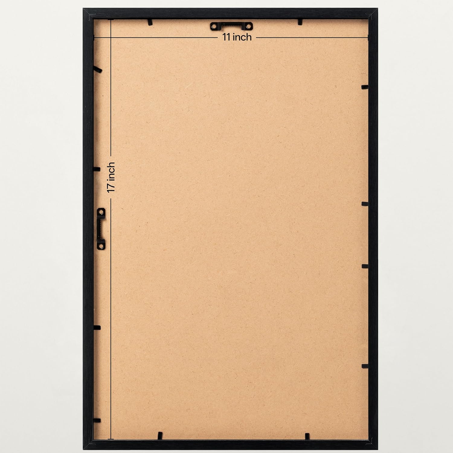eletecpro 11x17 Picture Frames, Acrylic Cover, Black, Set of 5 | Display Photo 11x17 Photo, Horizontal or Vertical