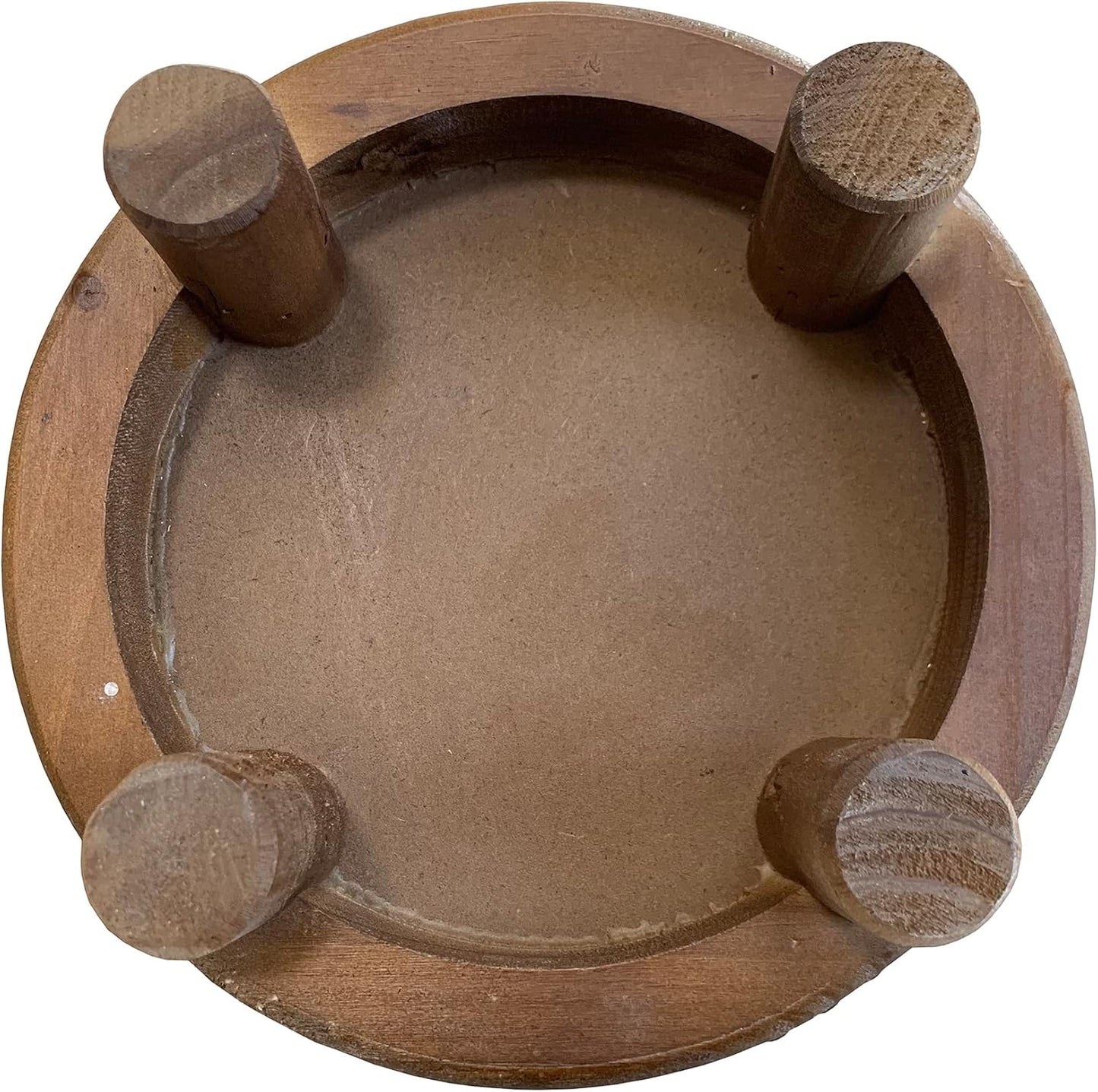 7.6" Round Vintage Display Stand / Natural
