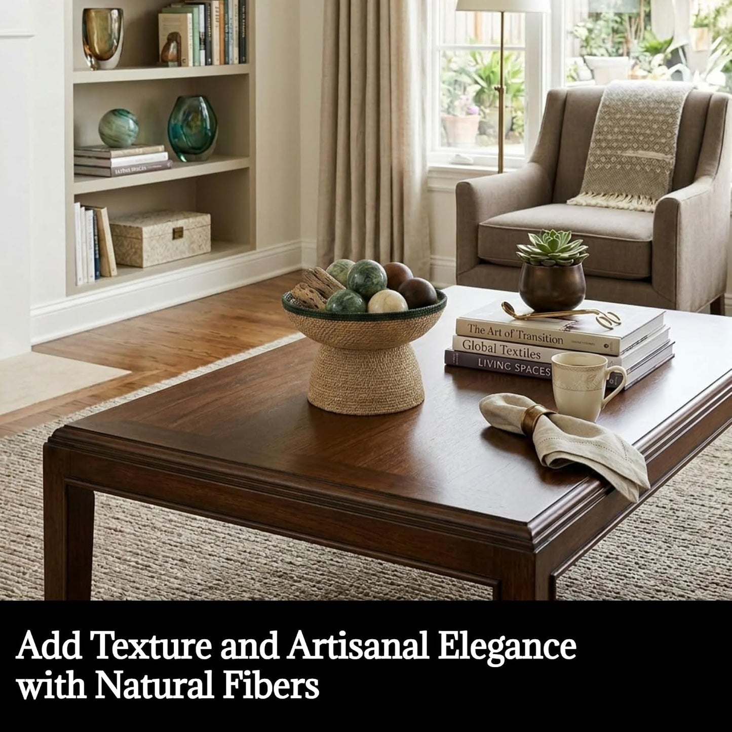 Entryway Table Decor / Forest Green Trim 8