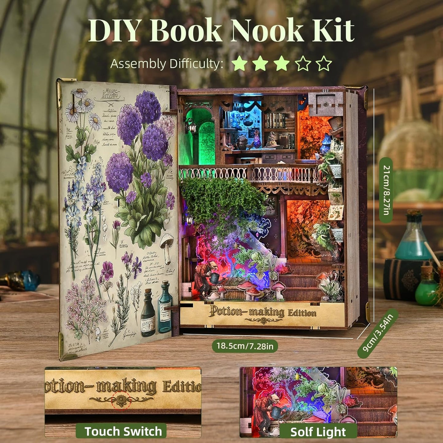 Book Nook Kit / Potion-making Edition