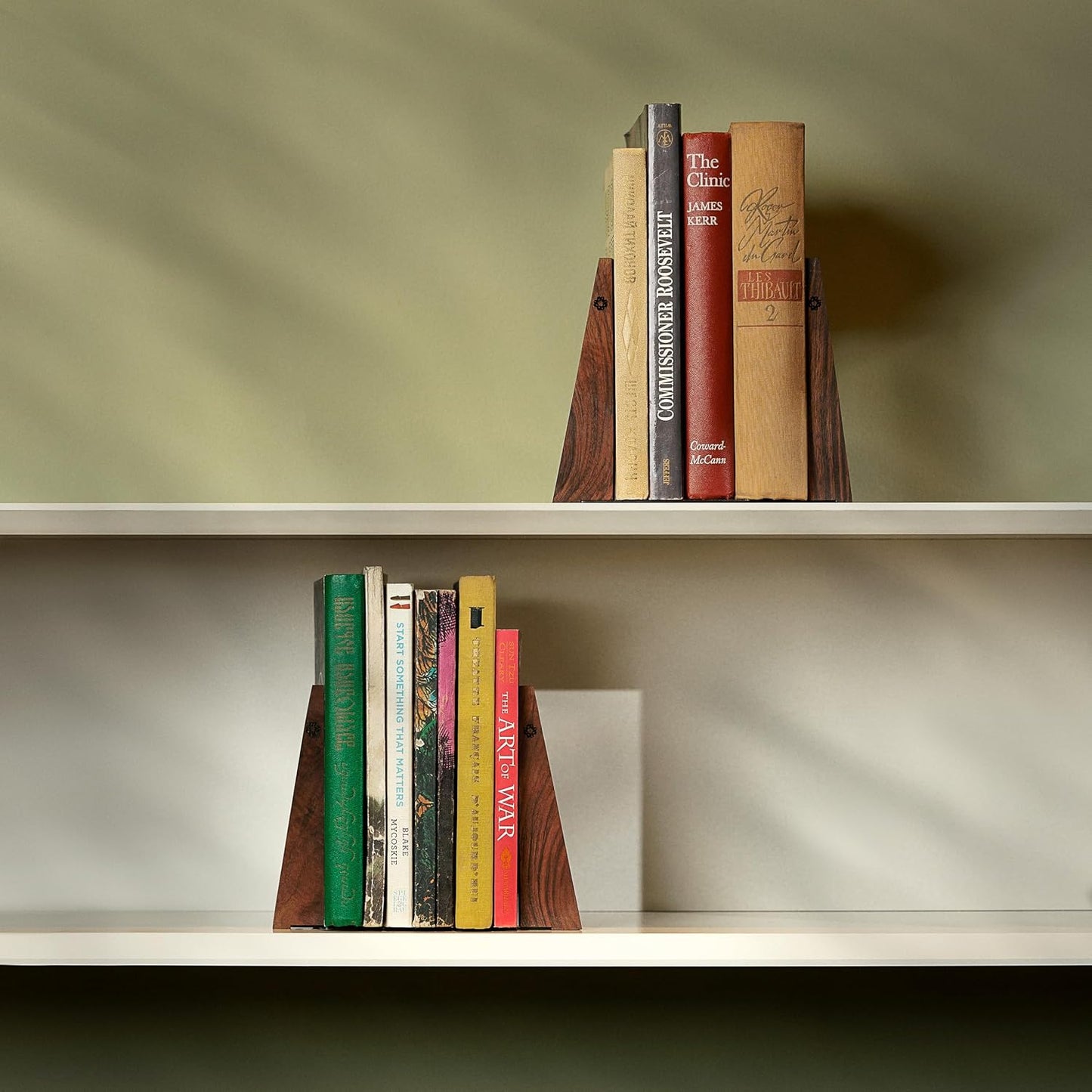 Wooden Book Ends / Set of 4