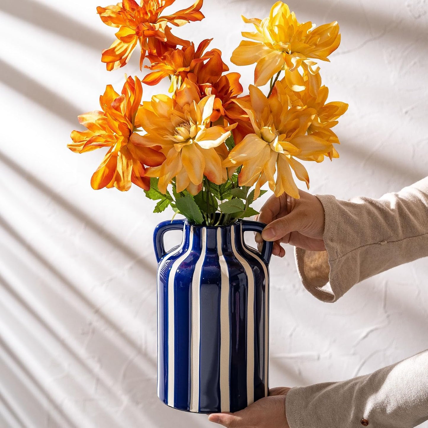 Blue Ceramic Vase / Blue and White 1