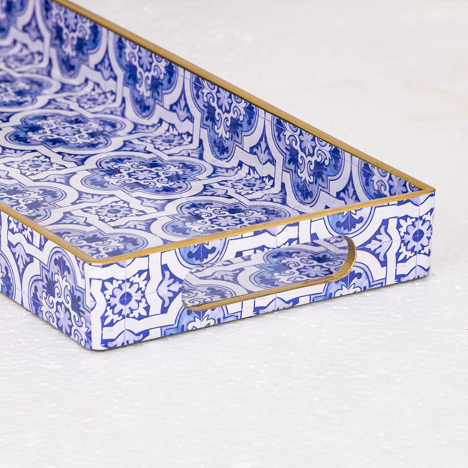 Long Narrow Trays / Blue-moroccan