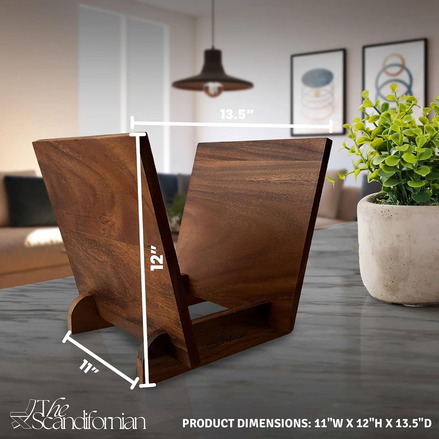 Natural Wood Vinyl Record Holder Shelf, Tabletop LP Storage Rack, Walnut Album Display, Vinyl Stand, Flip File Record