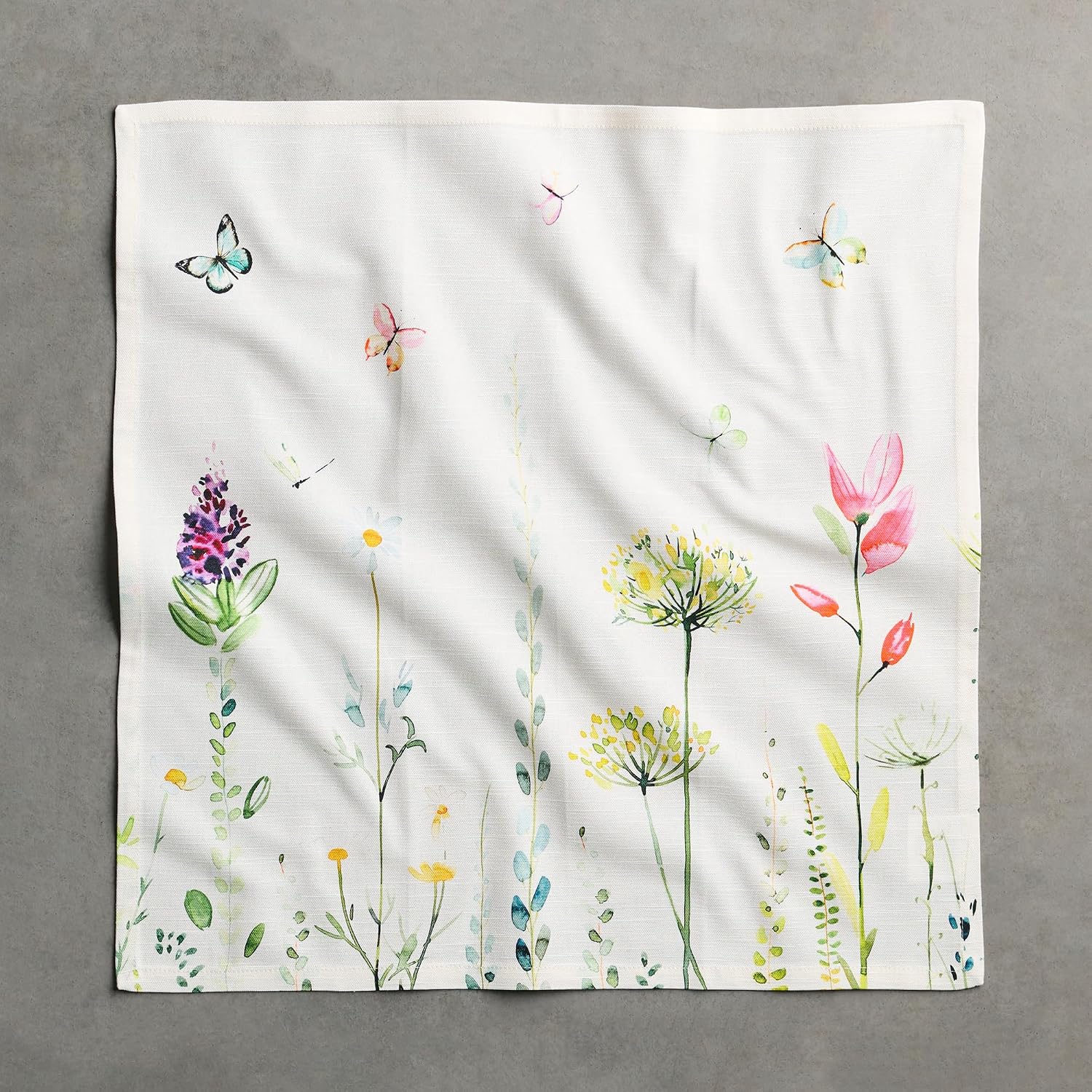 Maison d' Hermine Cloth Napkins Set of 4 Reusable 100% Cotton (20" x 20") | Everyday Square Napkins Cloth Washable