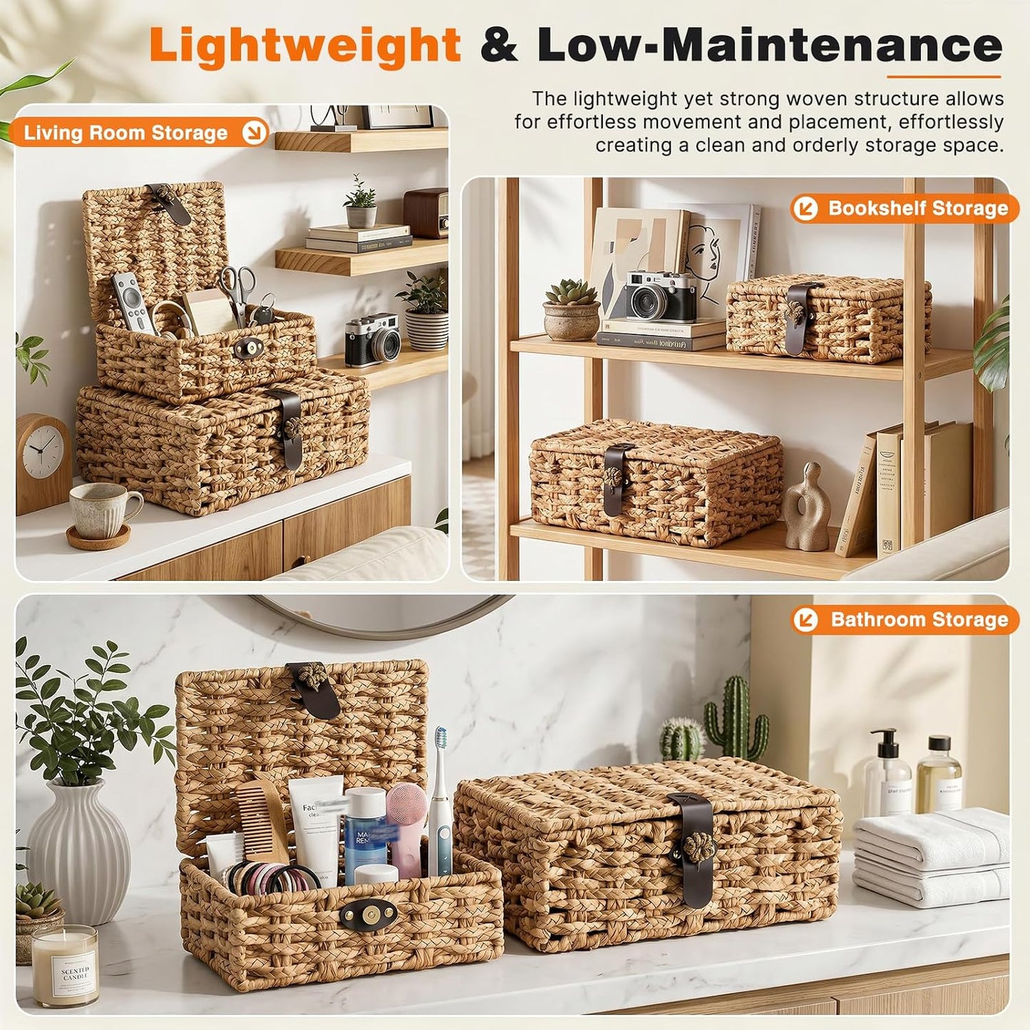2-Piece Woven Storage Boxes