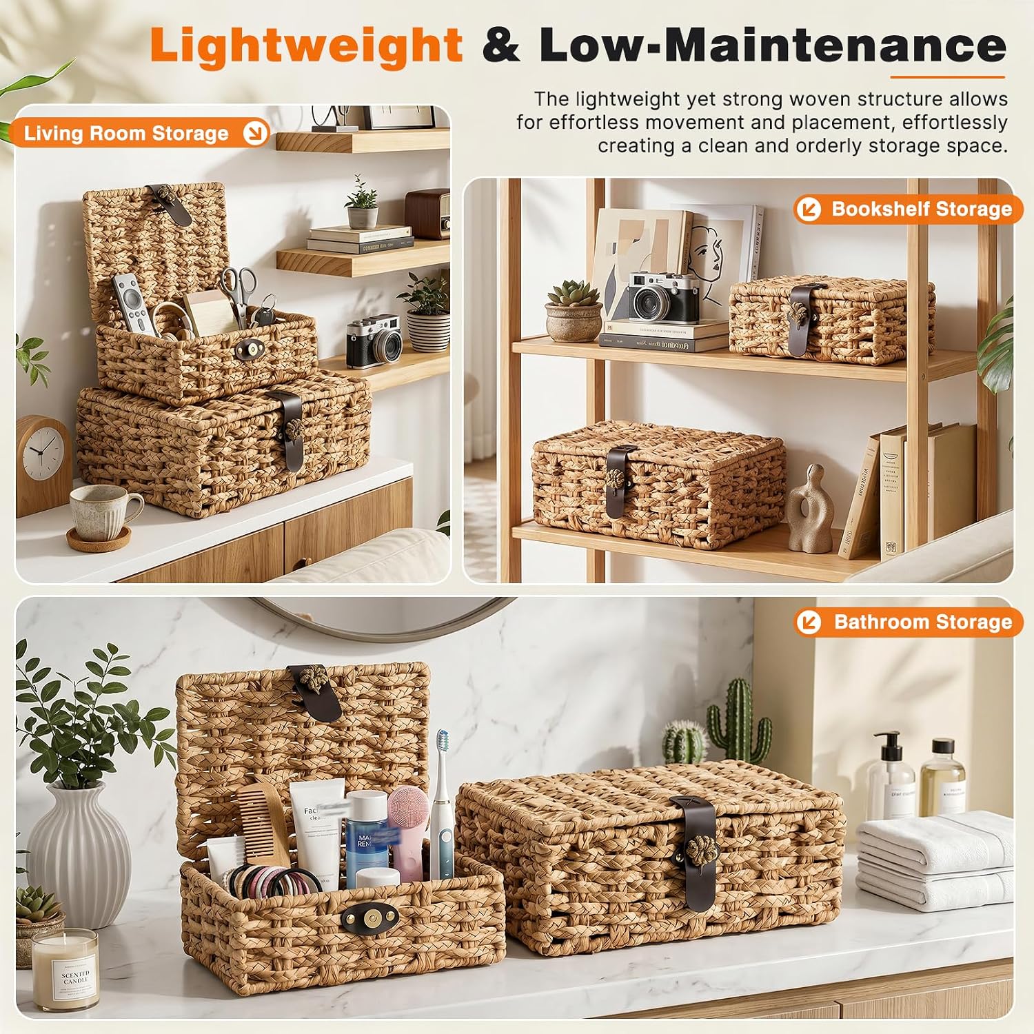 2-Piece Woven Storage Boxes