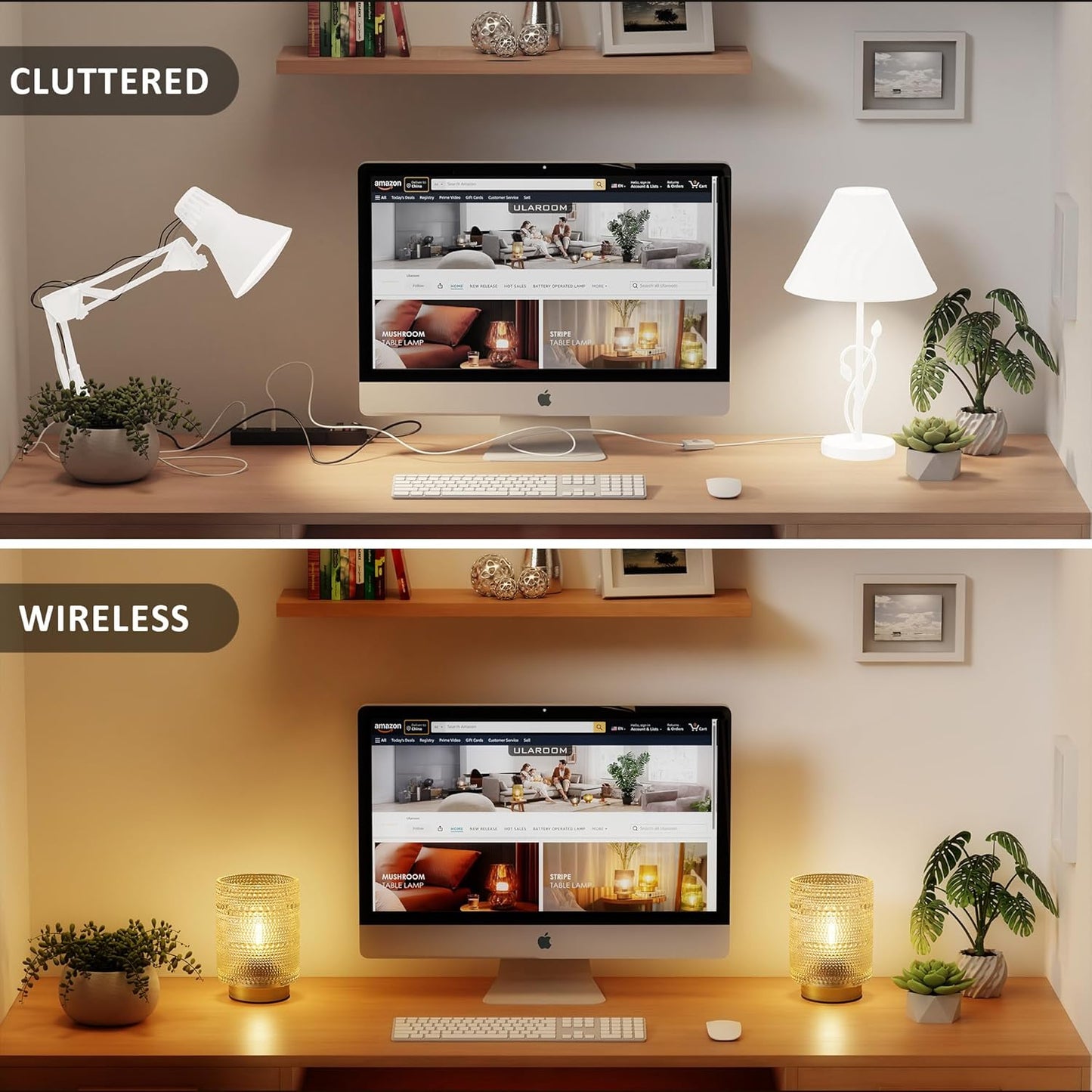 Small Battery operated Lamp / Transparent