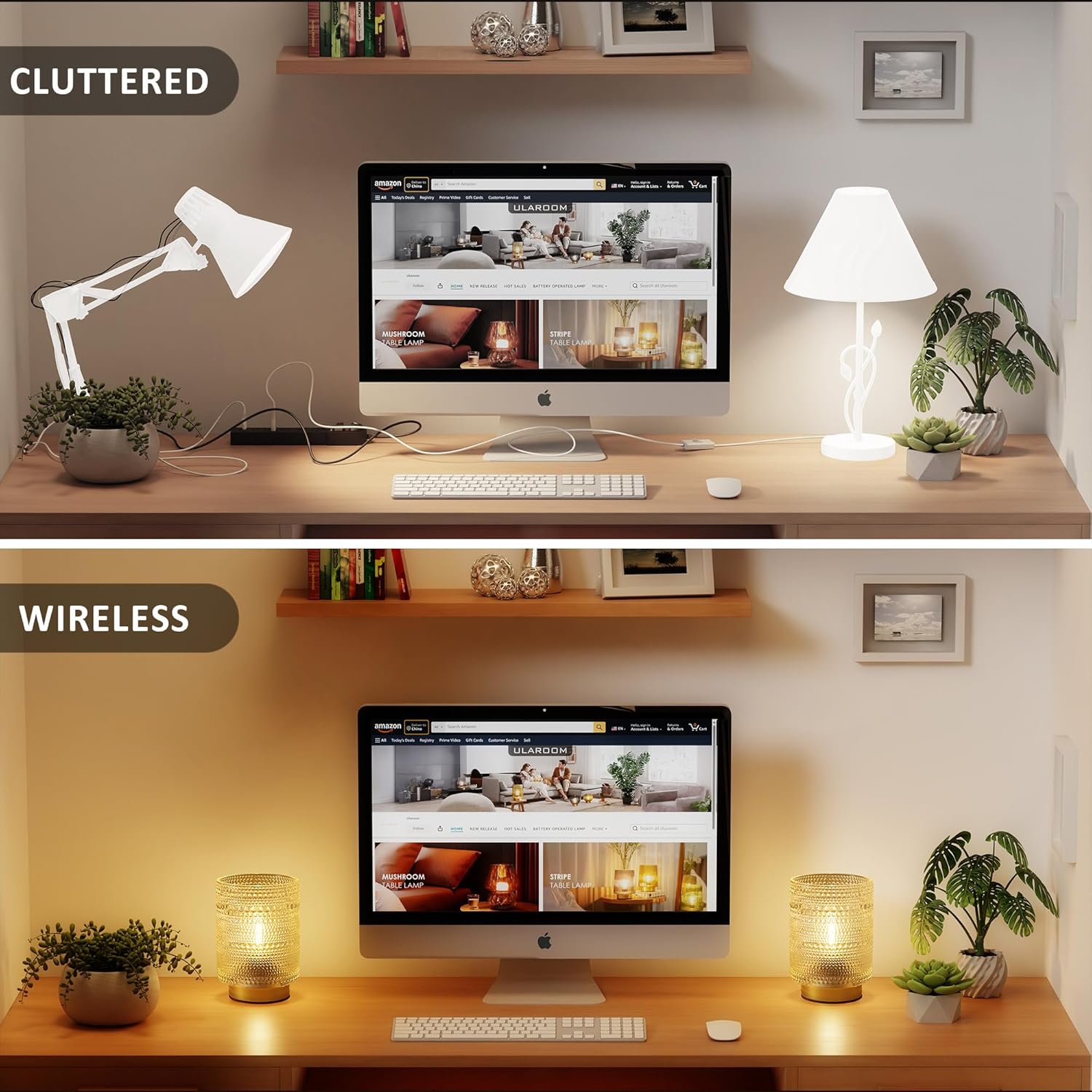 Small Battery operated Lamp / Transparent
