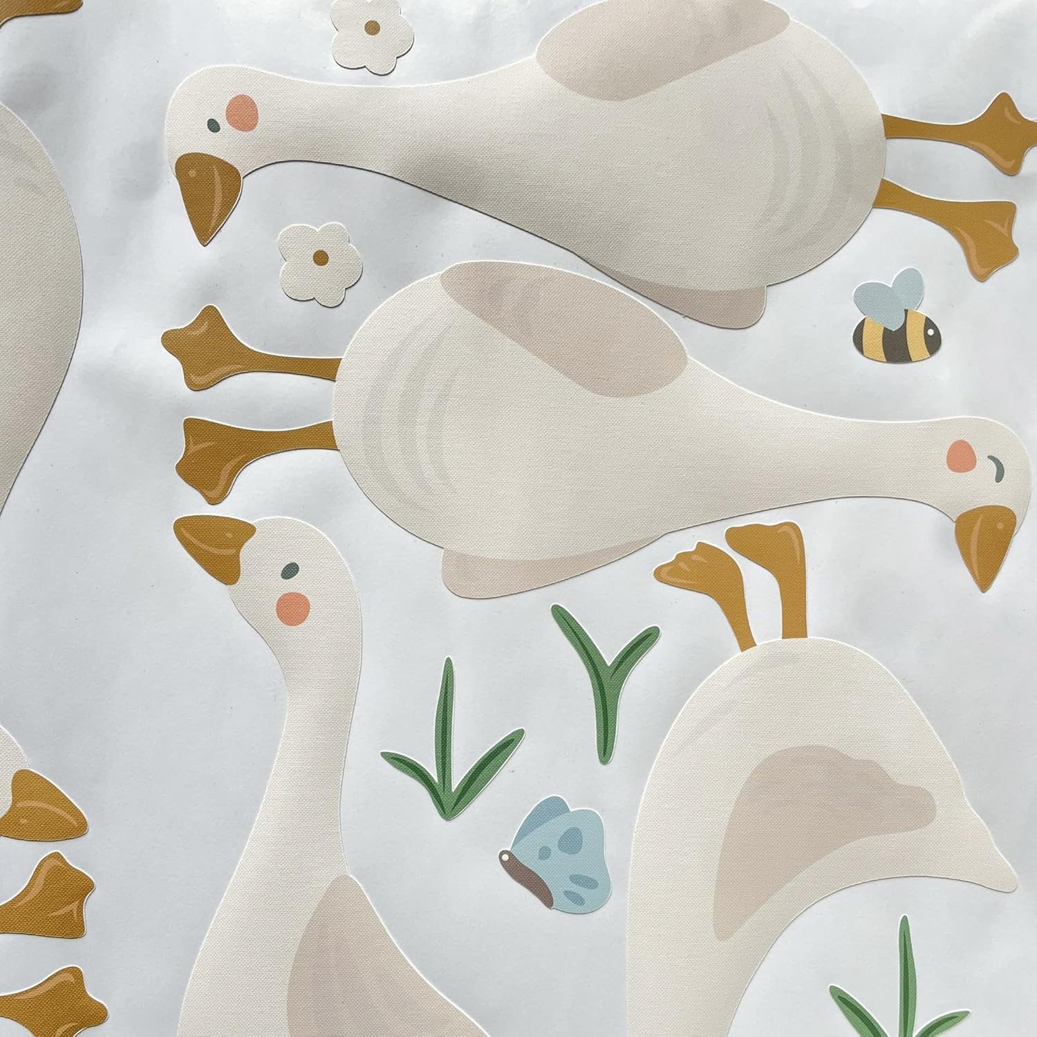 Boho Fabric Geese Wall Sticker