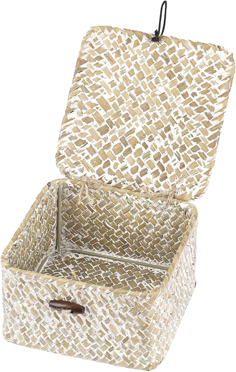 Wicker Shelf Baskets / Small / Whitewash Color