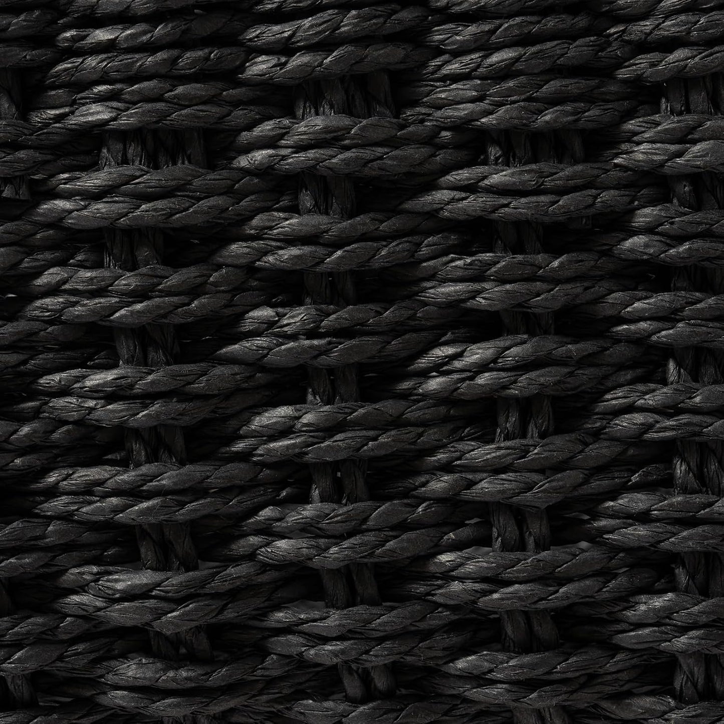 Small Wicker Baskets for Organizing / Ebony Black