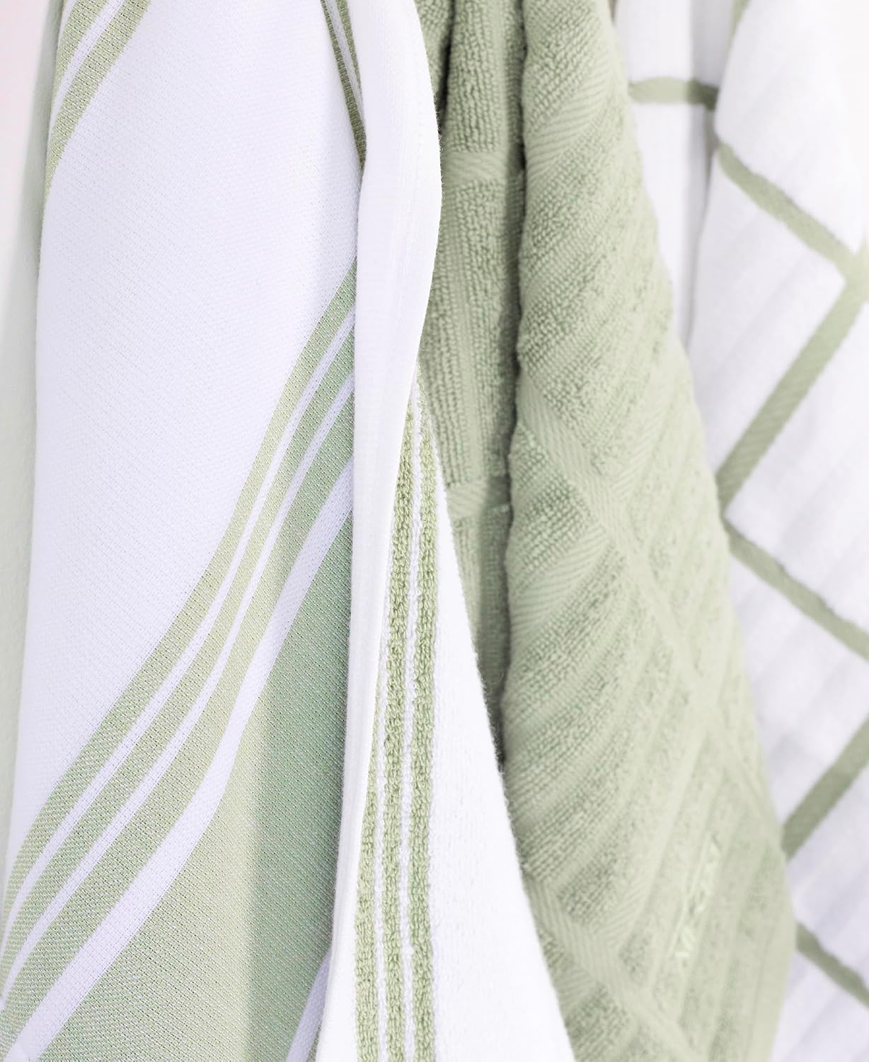 All-Clad Dual-Purpose Kitchen Towels: Highly Absorbent - 100% Cotton, 17"x30" Dish Towels for Cleaning & Drying Dishes