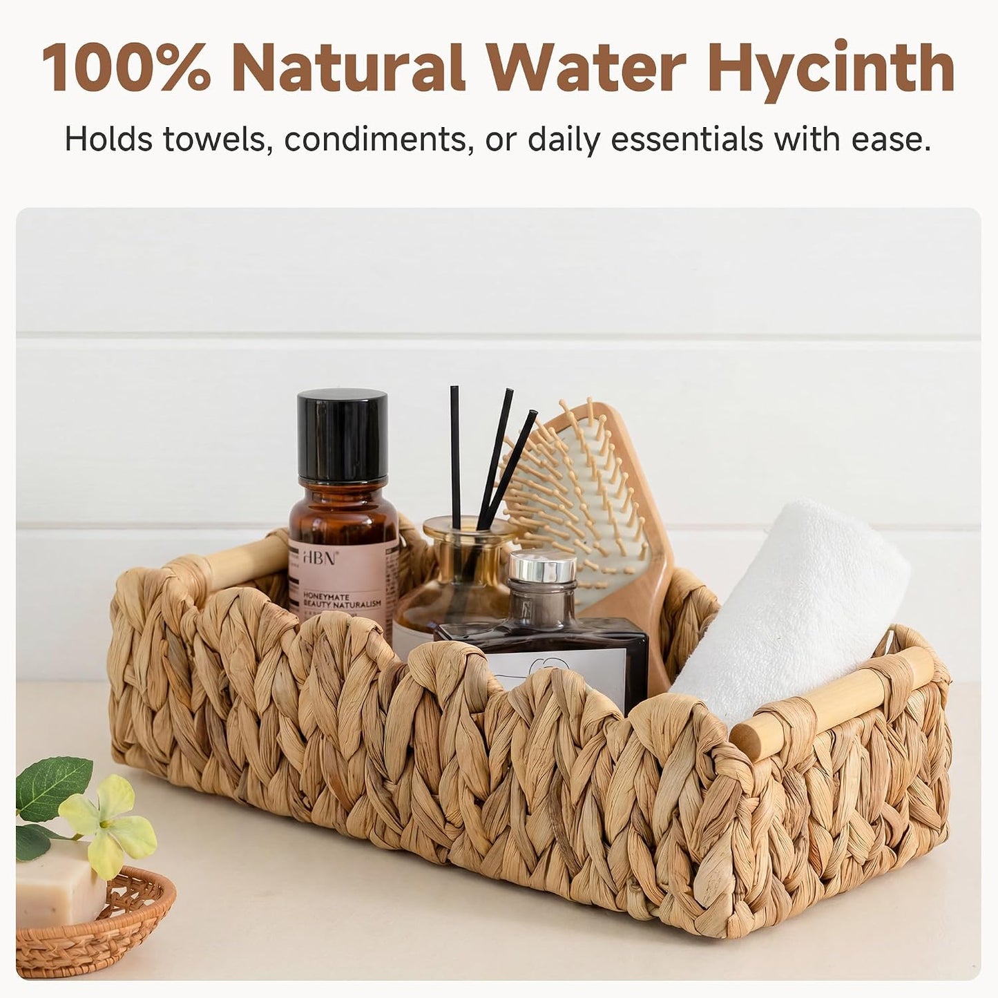 Toilet Paper Basket / Water Hyacinth