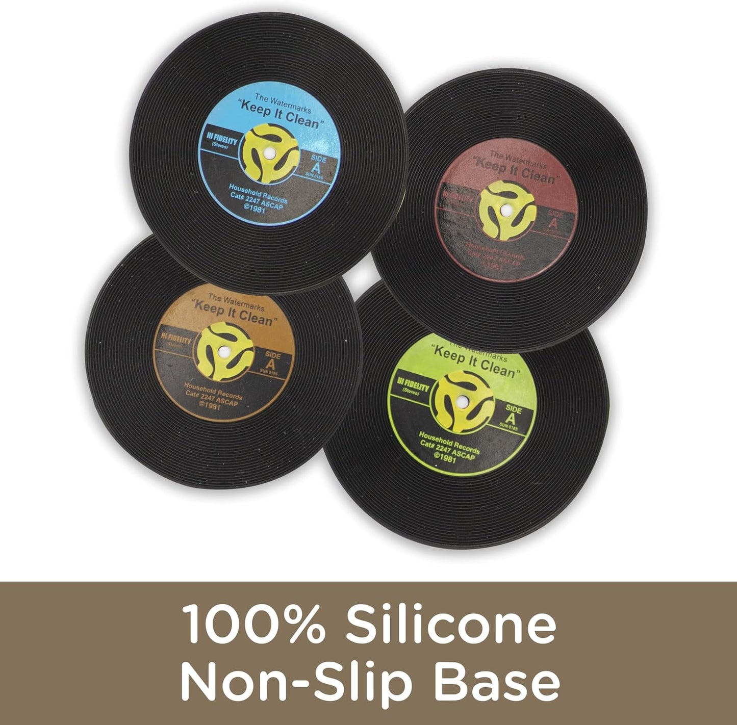 45 Record Coasters / Fun for Decorations