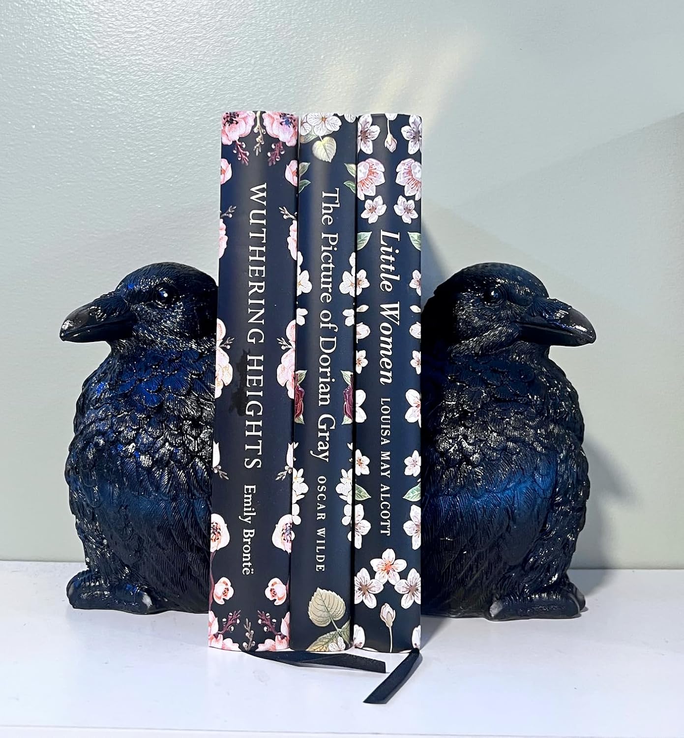 Raven Bookends Decor