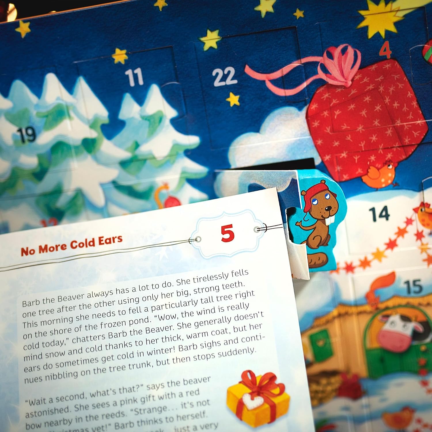 HABA My First Advent Calendar Farmyard Themed Wooden Animals, Christmas Toddler Activities, A Reusable Advent Calendar