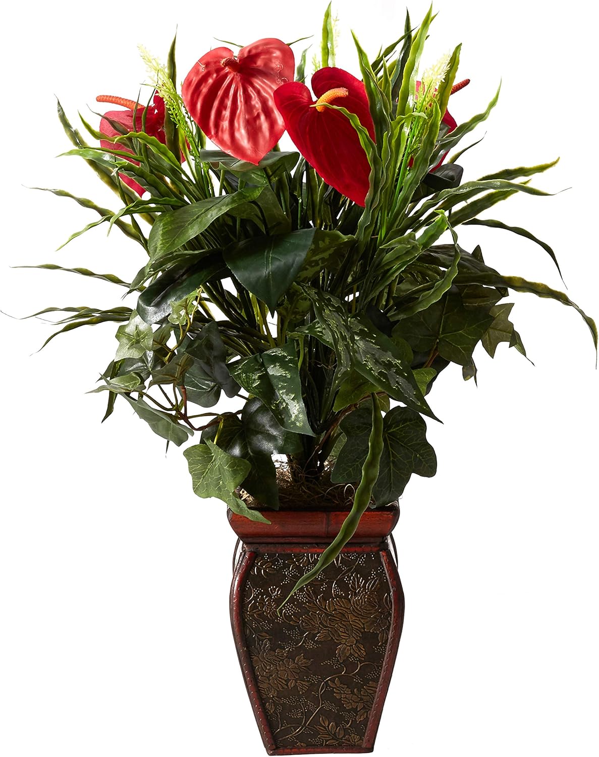 Decorative Vase Silk Plant
