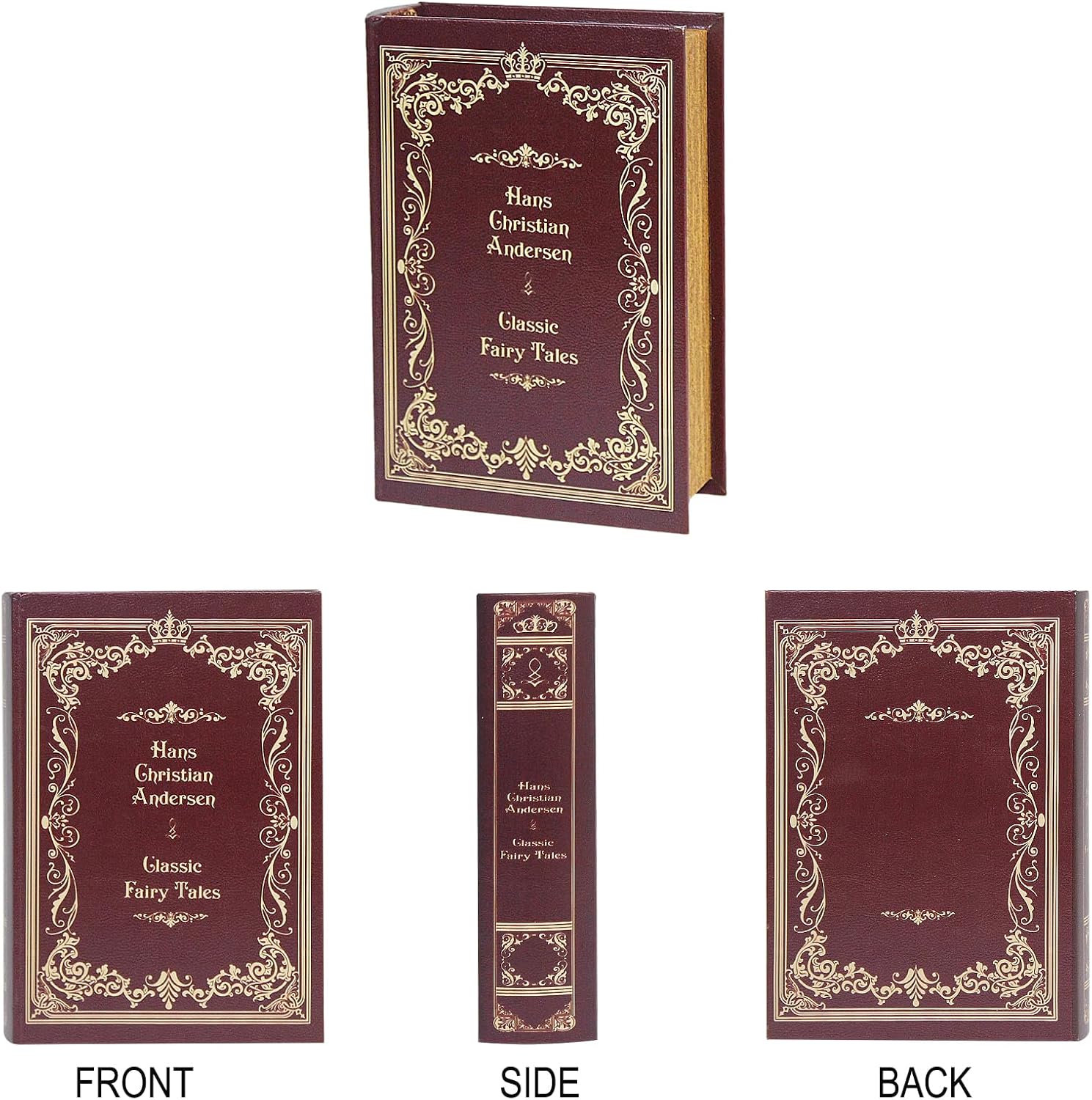 Faux Wood cover Storage for Hidden Jewelry / Classic Fairy Tale